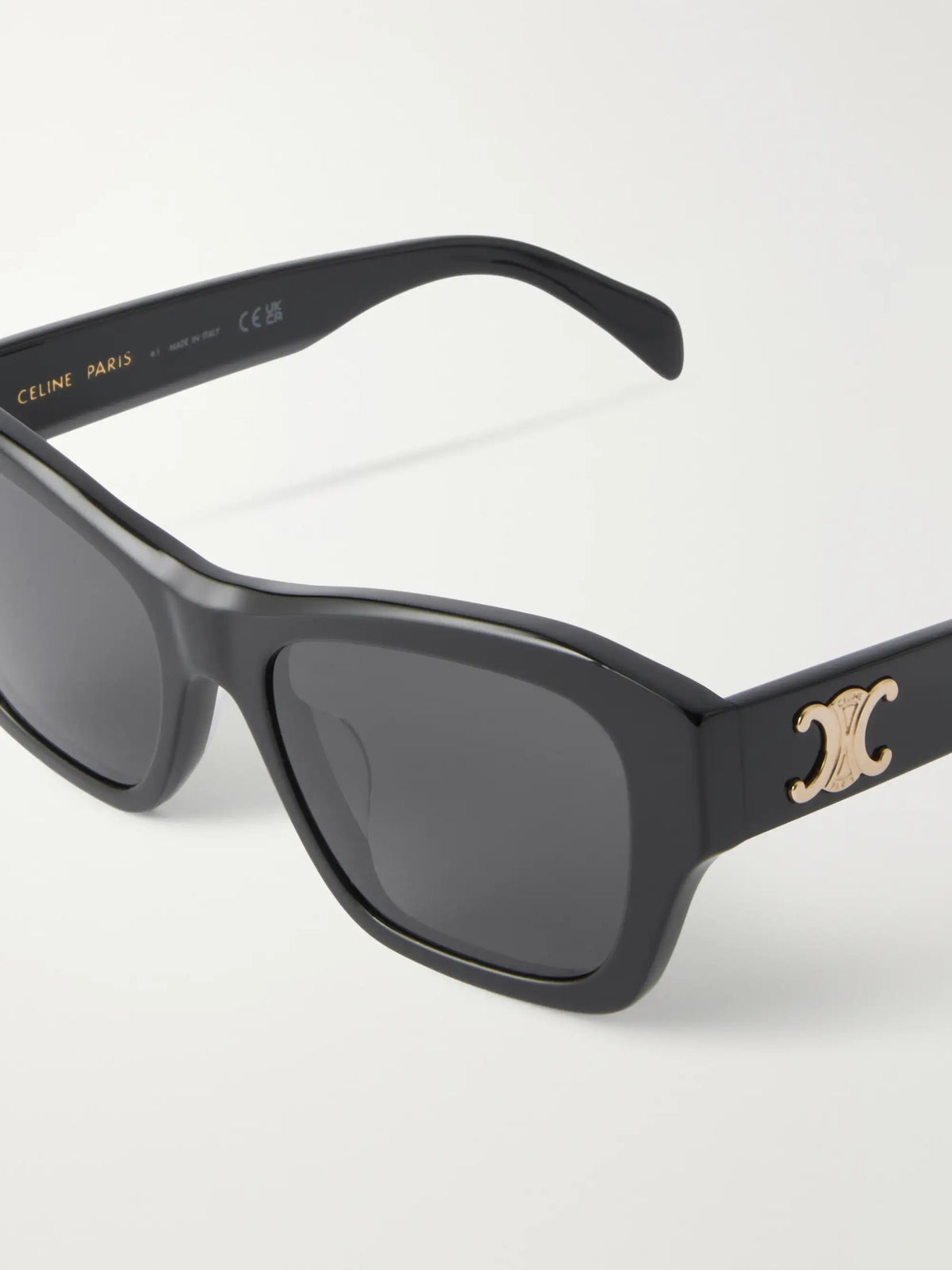 Triomphe Square-frame Acetate Sunglasses