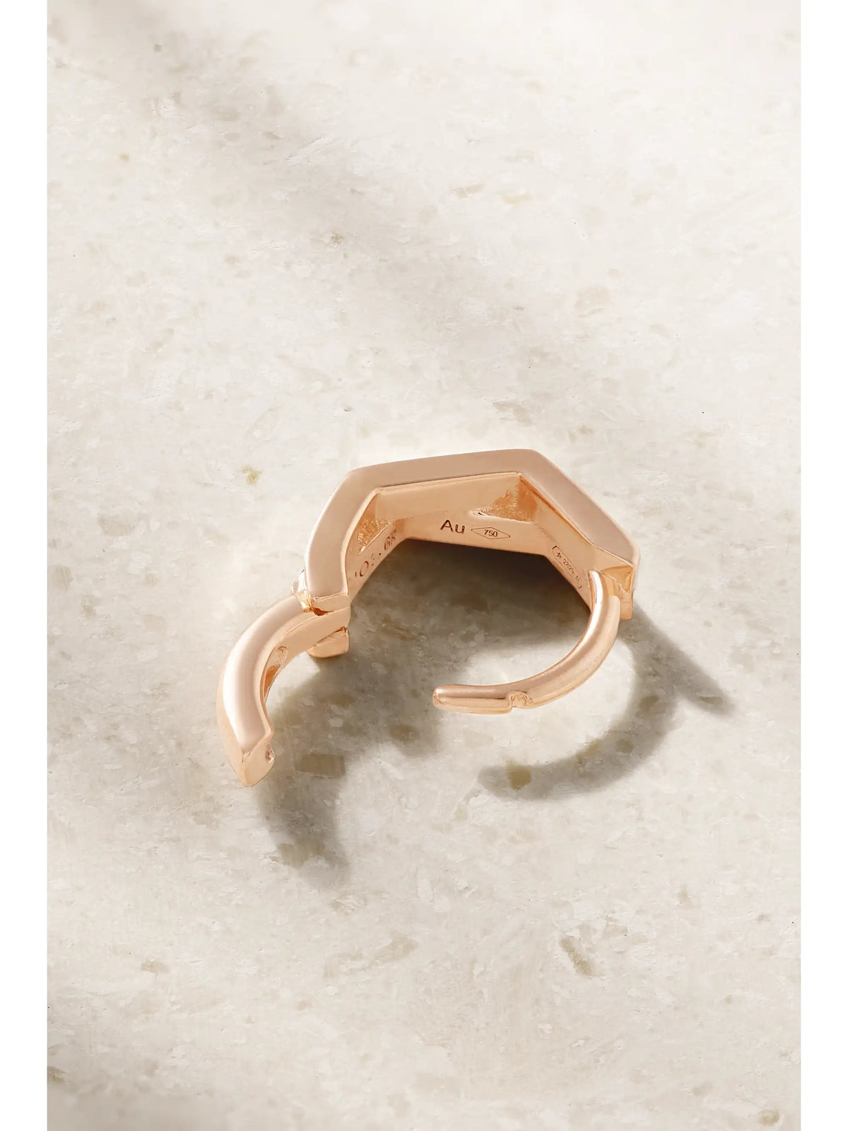 18-karat Rose Gold Single Hoop Earring