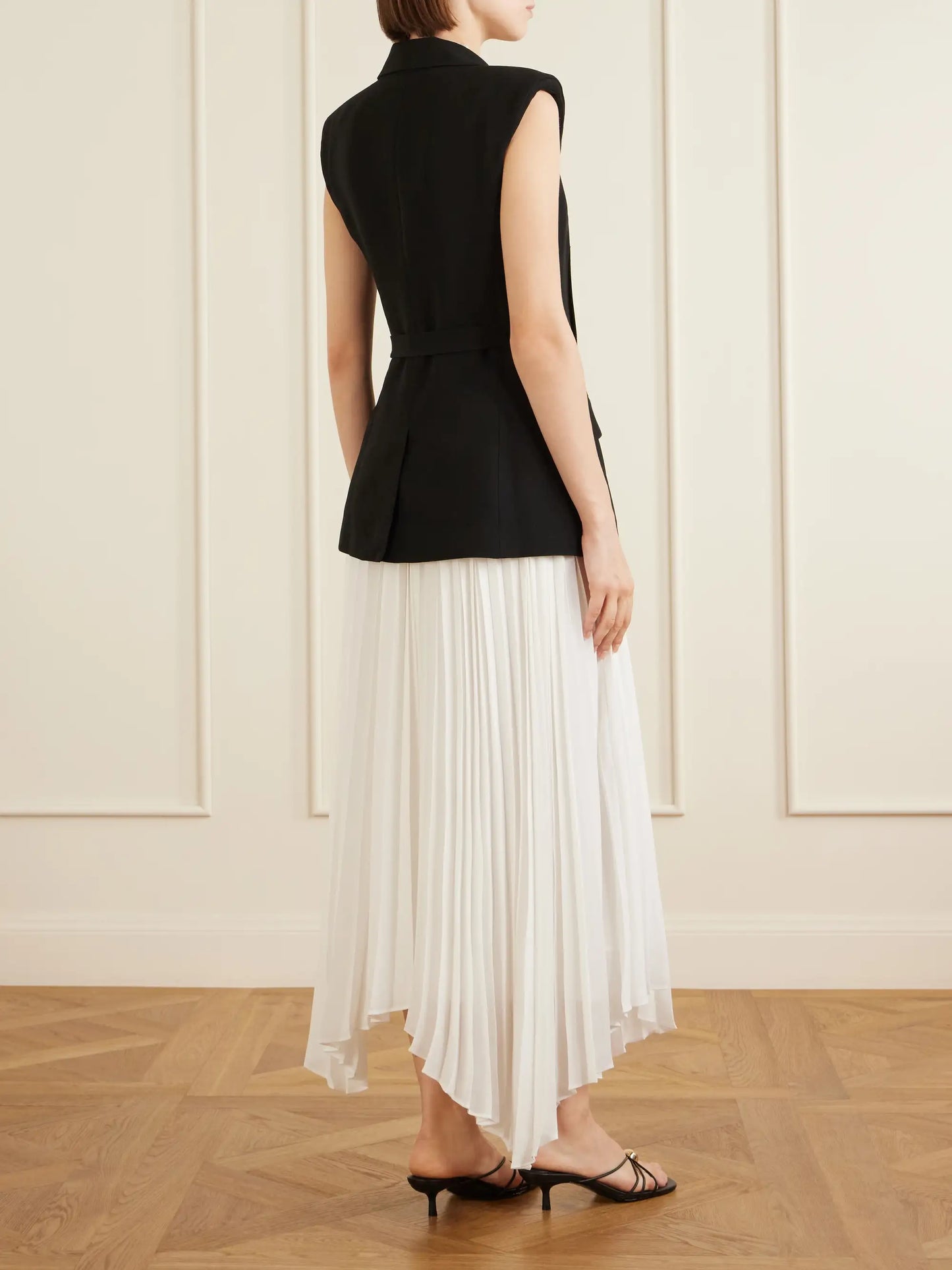 Helena Combo Blazer Midi Dress