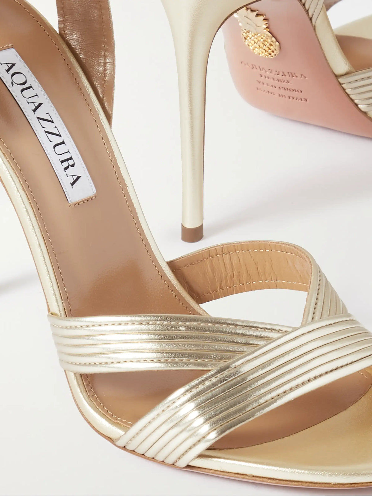 Ari 105 Metallic Leather Sandals