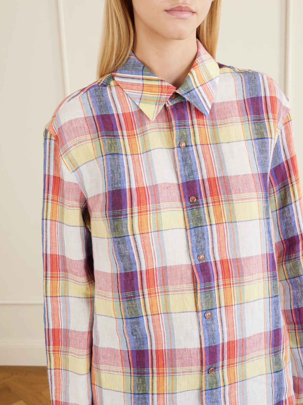 Daybreak Checked Linen Shirt