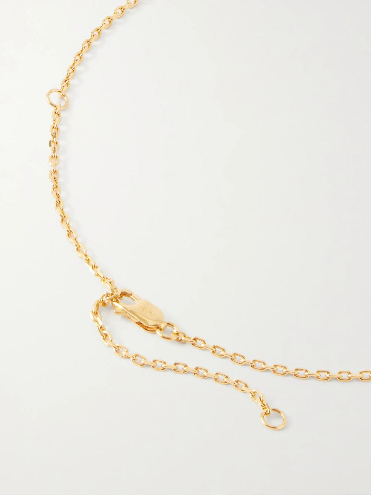 Gold-plated, Jade And Swarovski Crystal Necklace