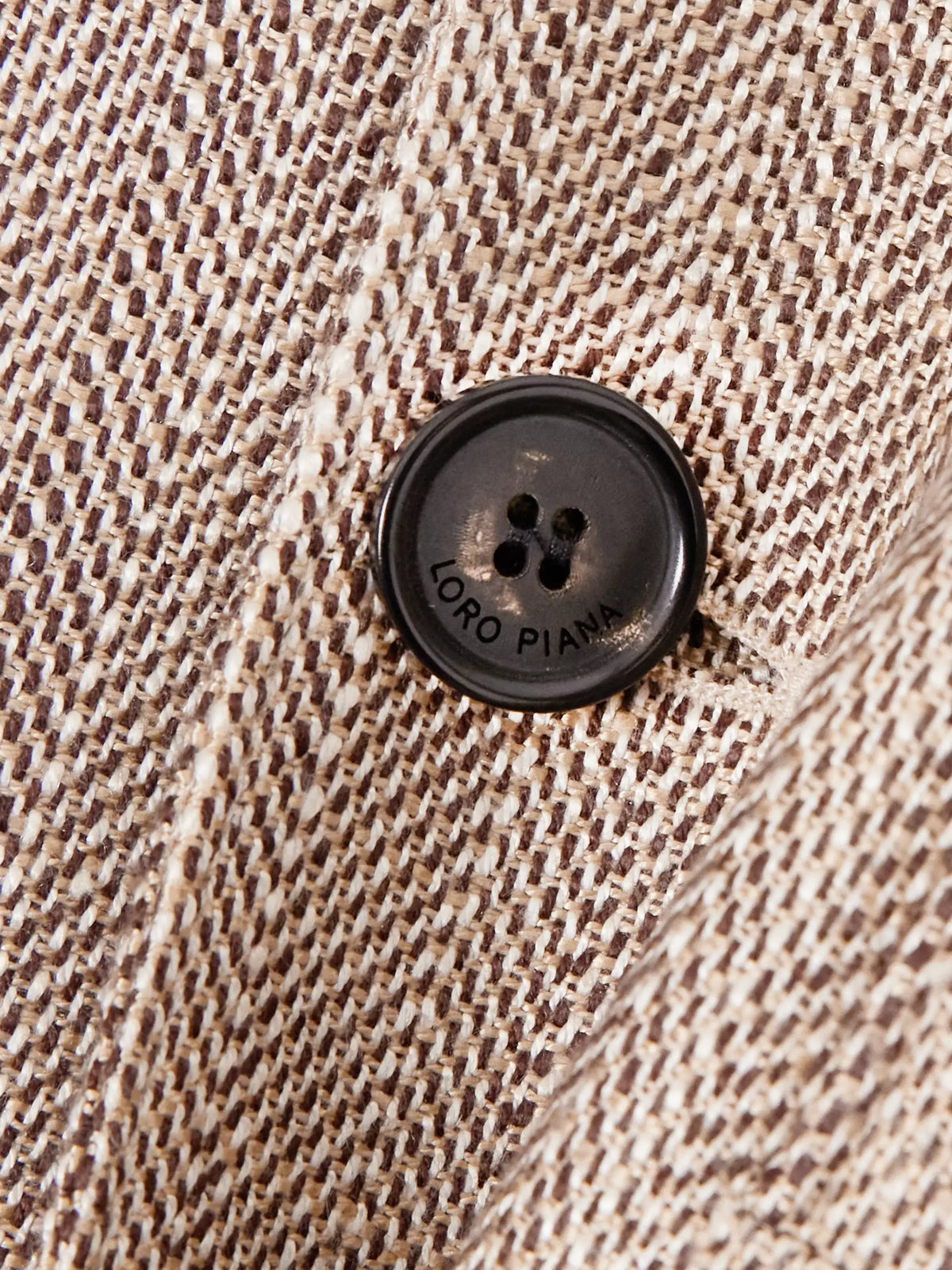 Loro Piana Suede-trimmed Silk And Linen-blend Jacket