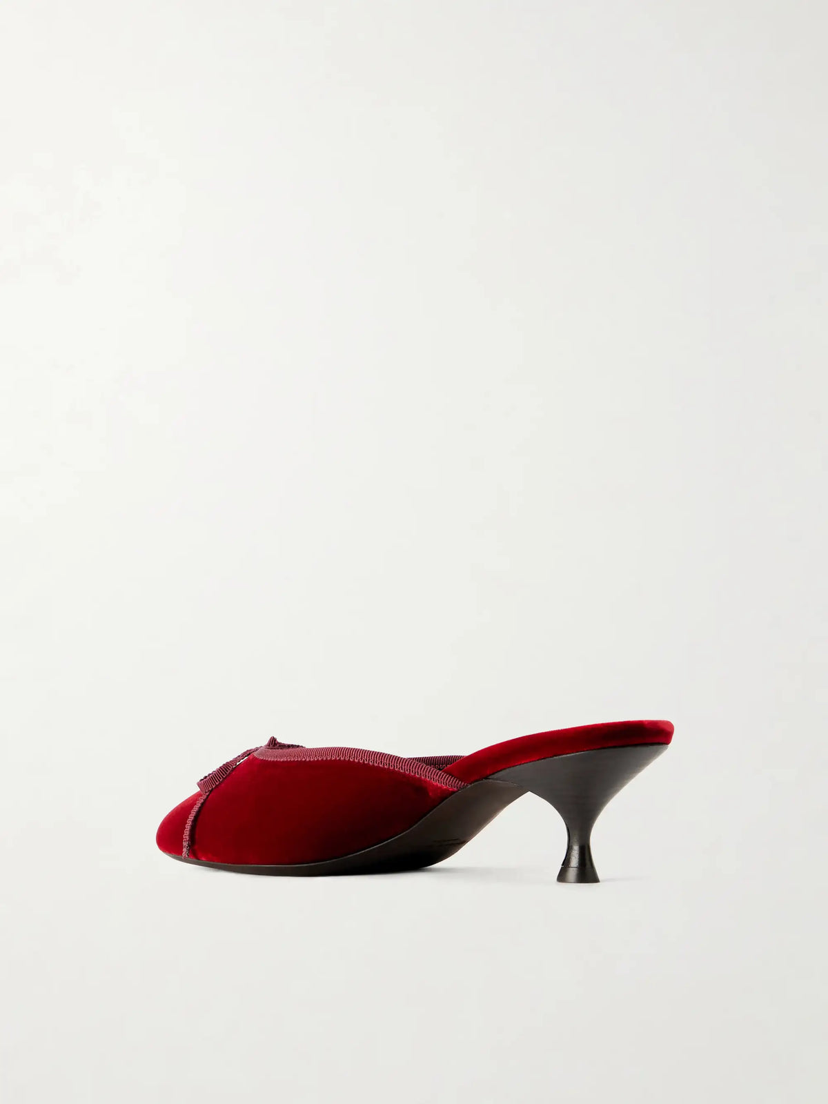 24/7 50 Bow-detailed Velvet Pumps