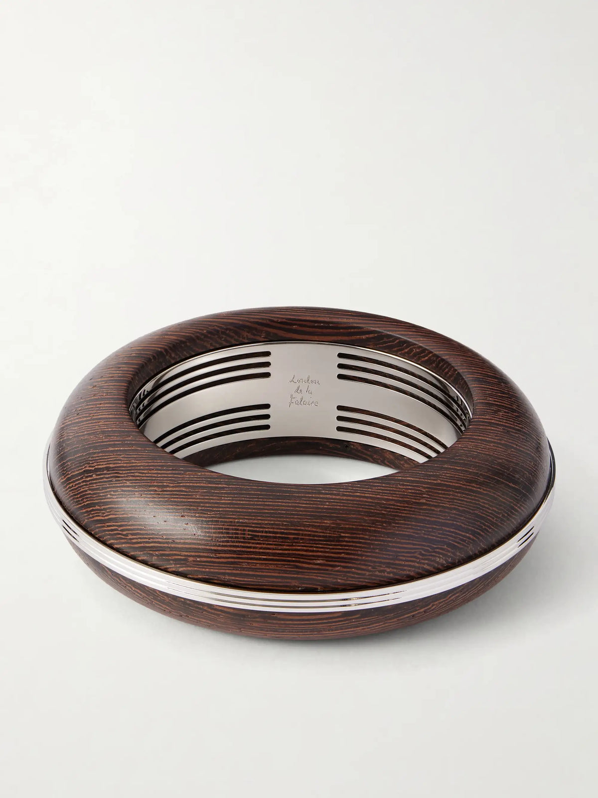 + Loulou De La Falaise Lucie Silver-plated And Wood Cuff