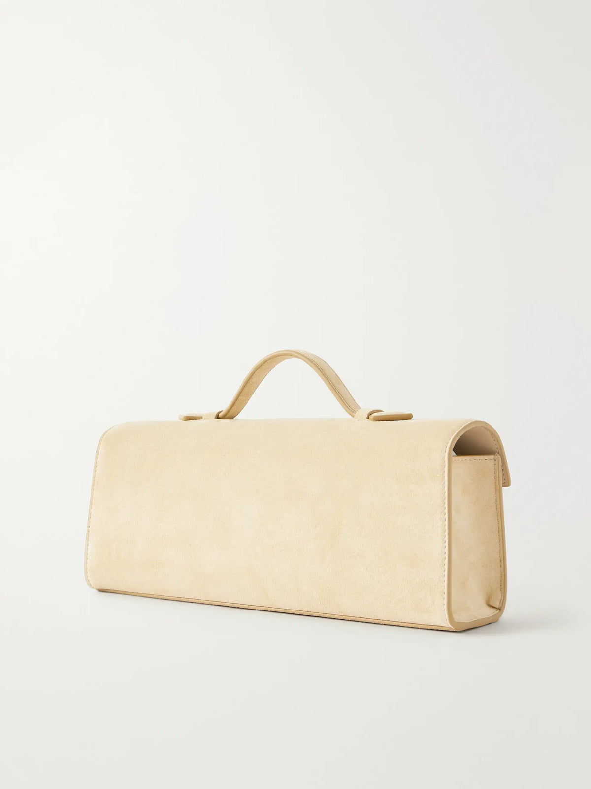 Slim Symmetry Suede Tote