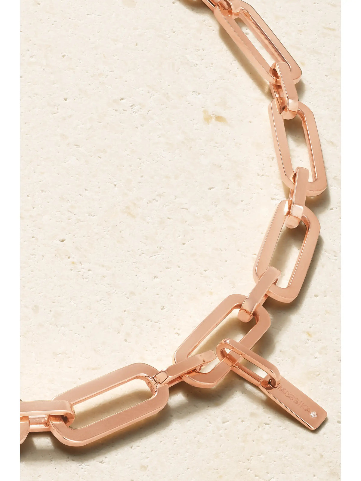 My Move King 18-karat Rose Gold Diamond Necklace