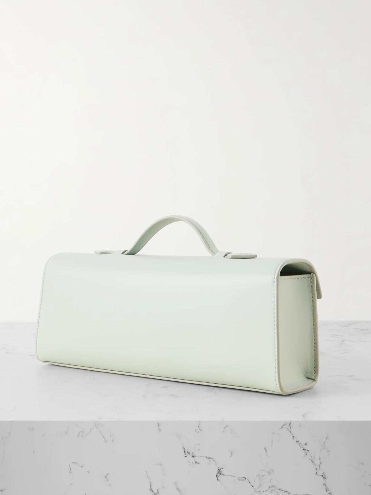 Slim Symmetry Leather Tote