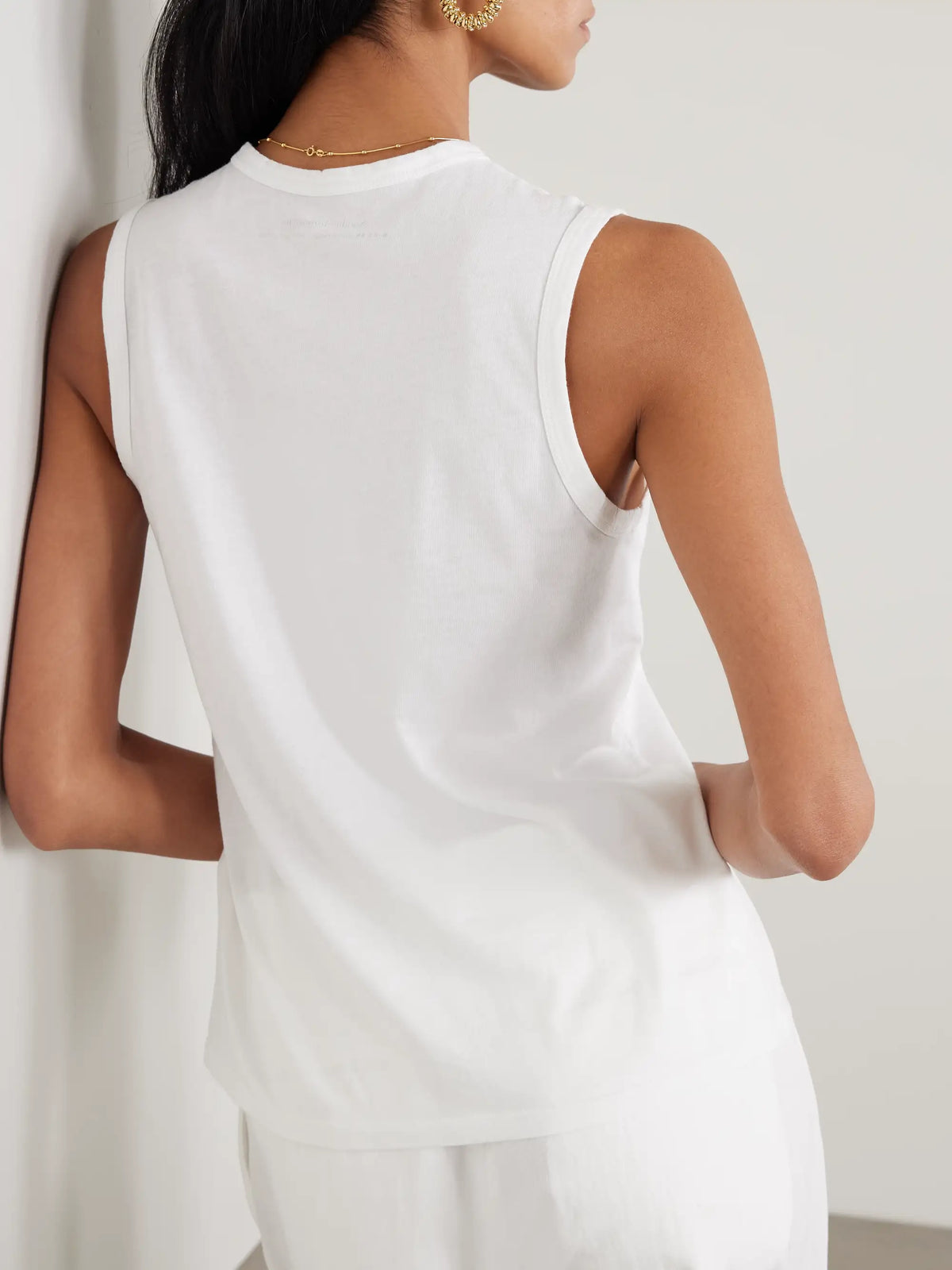 Organic Cotton-jersey Tank Top