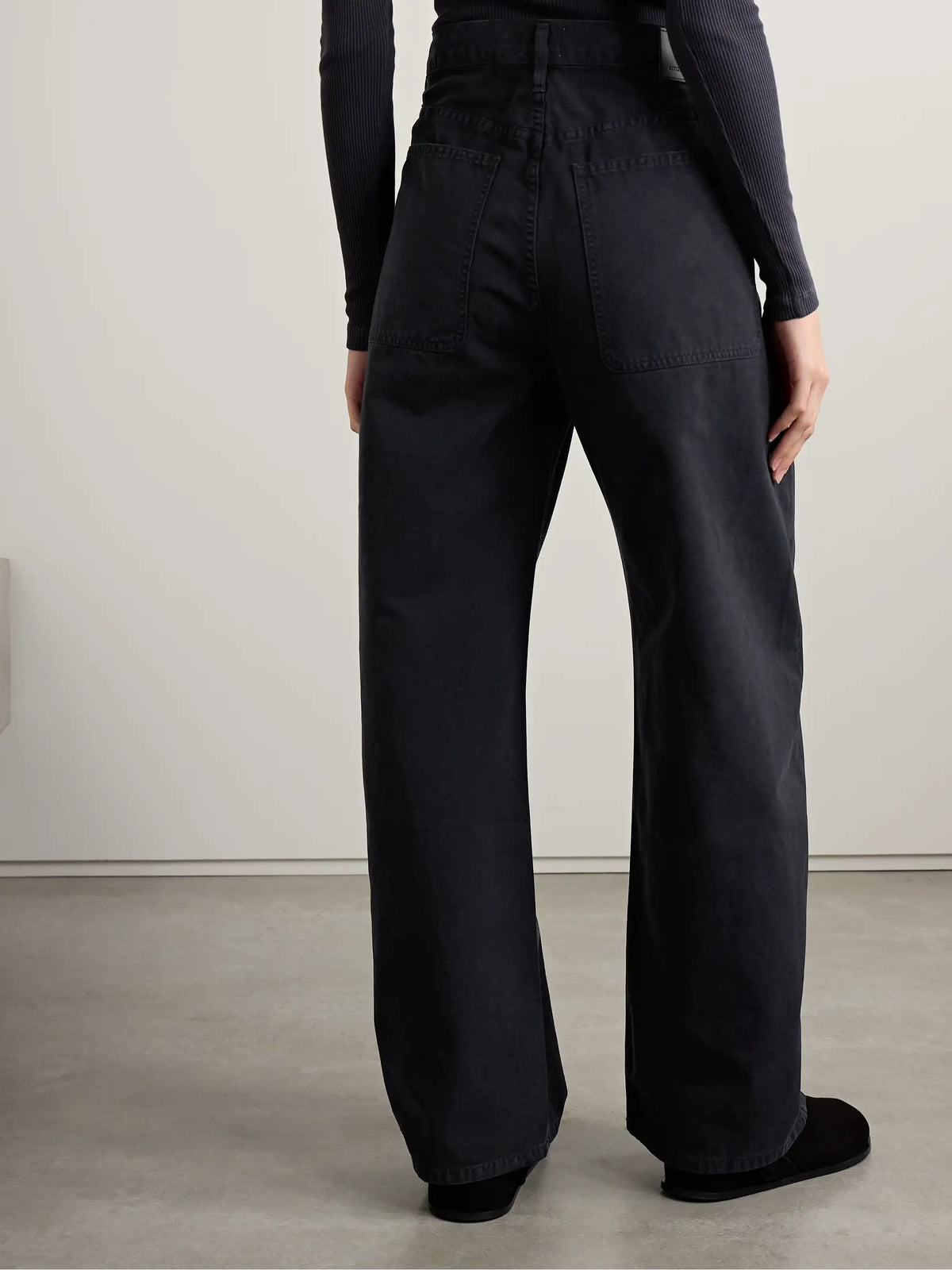 Ayla Cargo High-rise Wide-leg Jeans