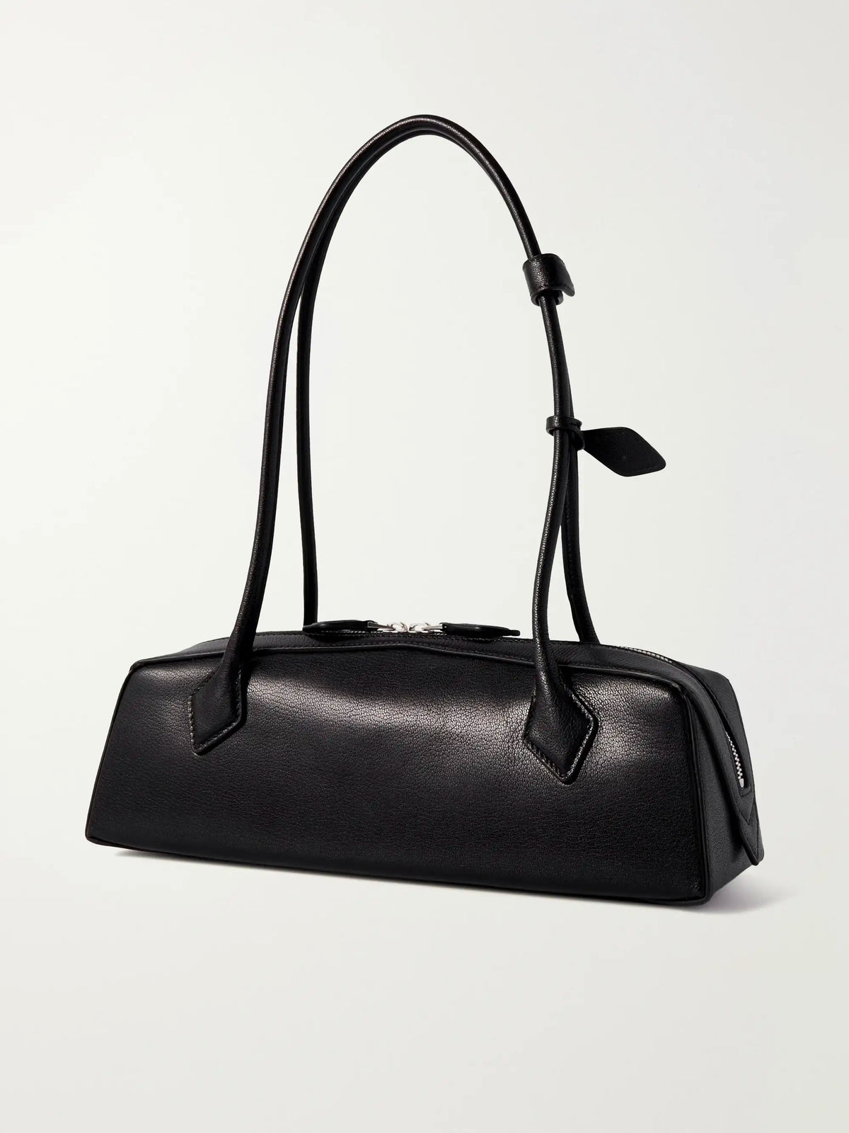 Le Teckel Textured-leather Shoulder Bag