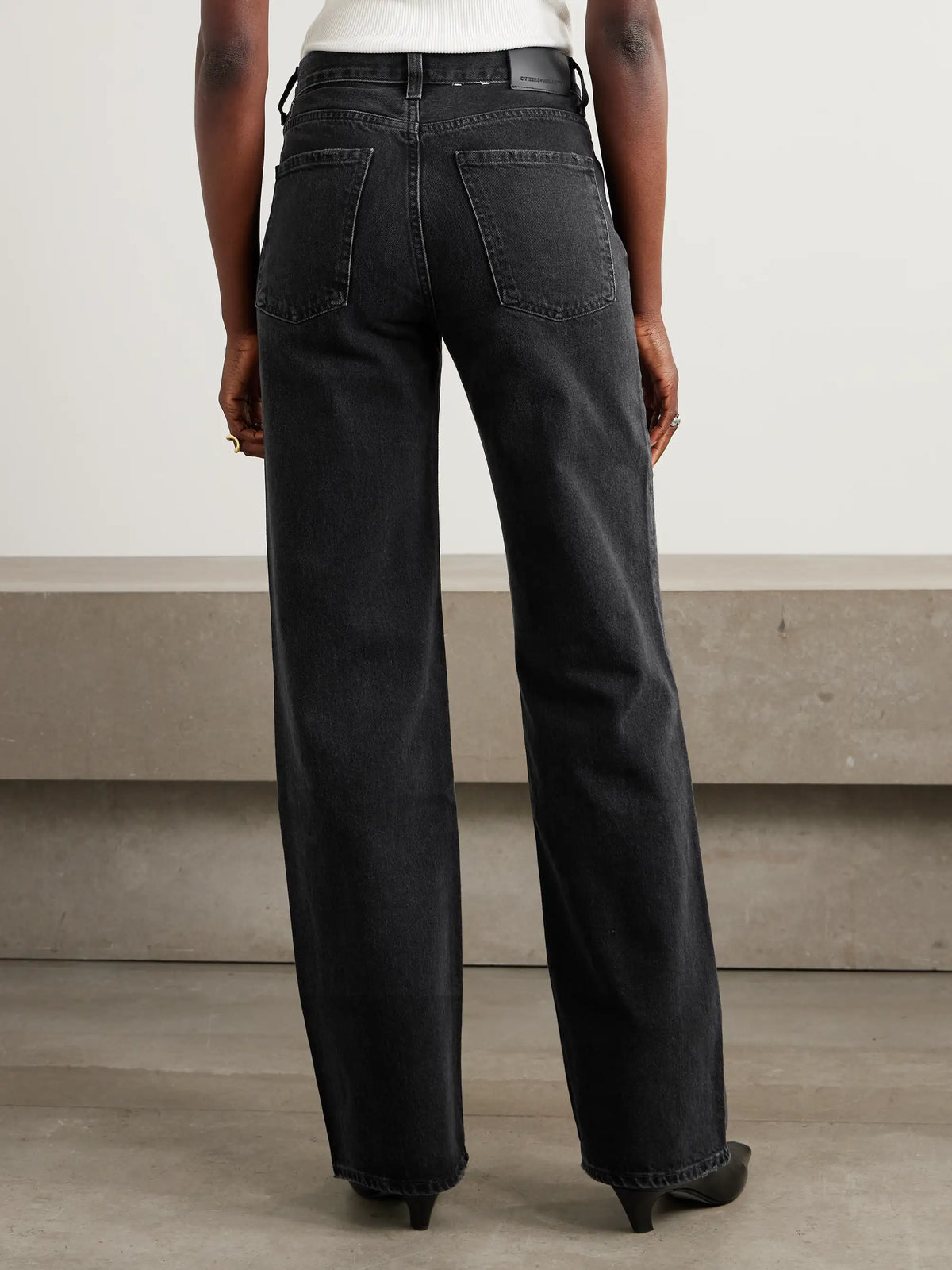 Annina High-rise Wide-leg Jeans - 33"