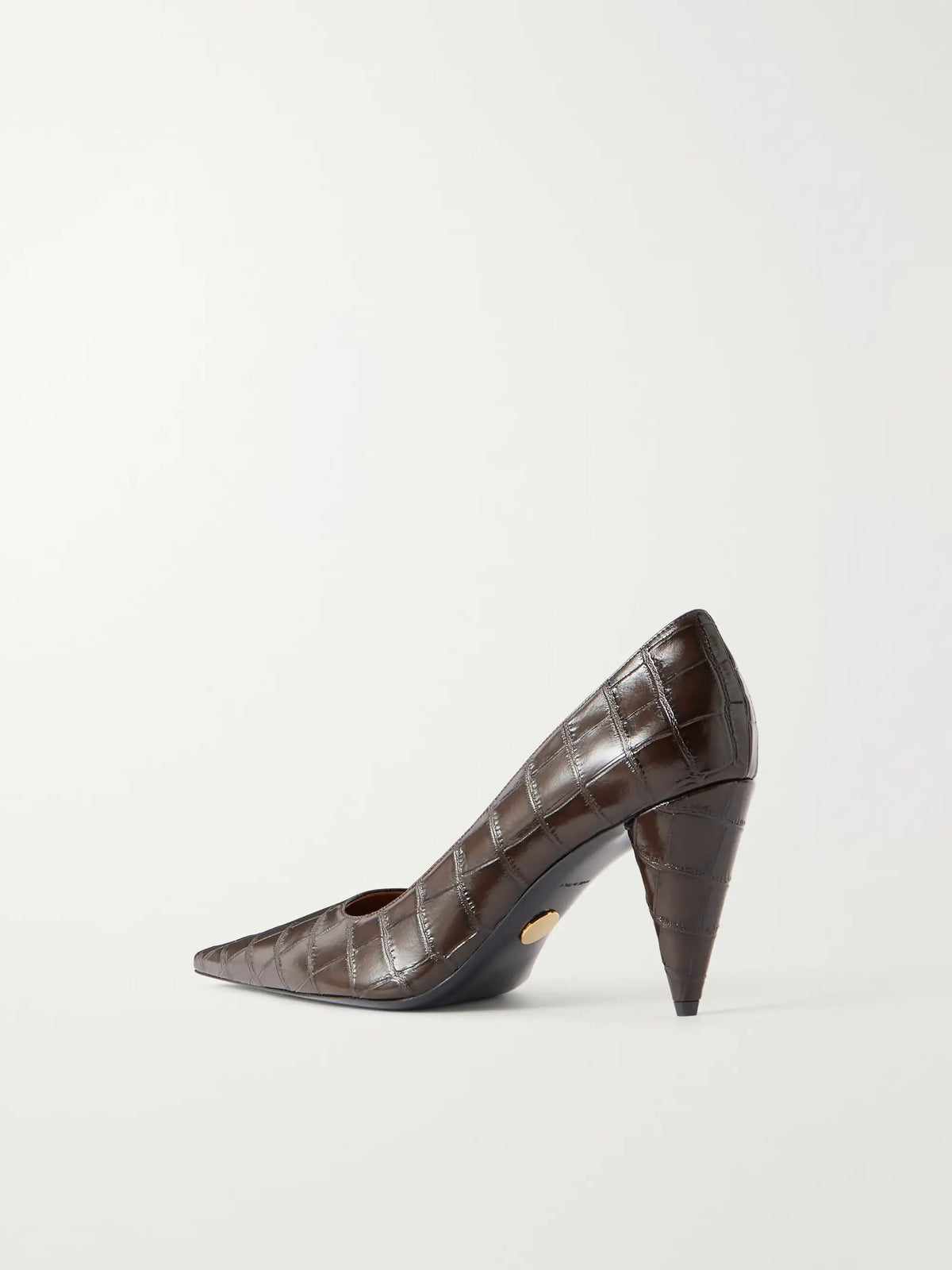 Stella McCartney Pump 80 Croc-effect Vegetarian Material Pumps