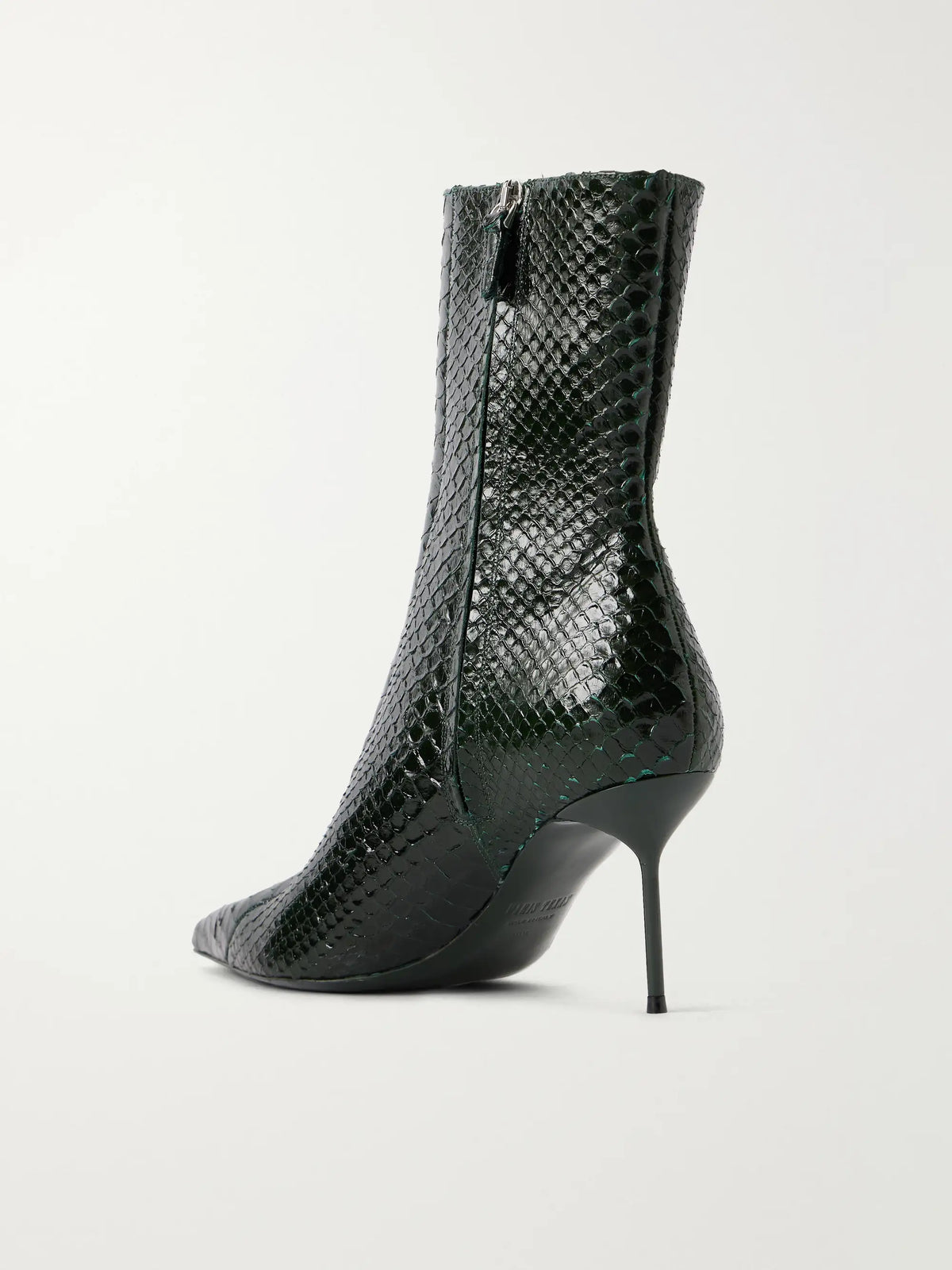 Paris Texas Lidia 70 Snake-effect Leather Ankle Boots