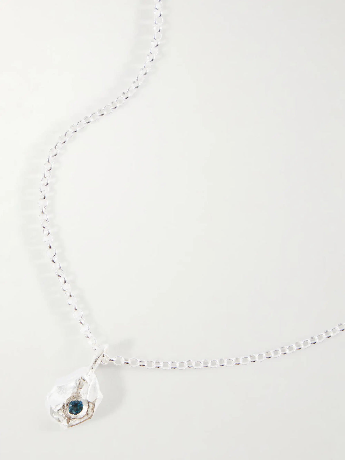 Por Un Perro Sterling Silver, Topaz Pendant Necklace