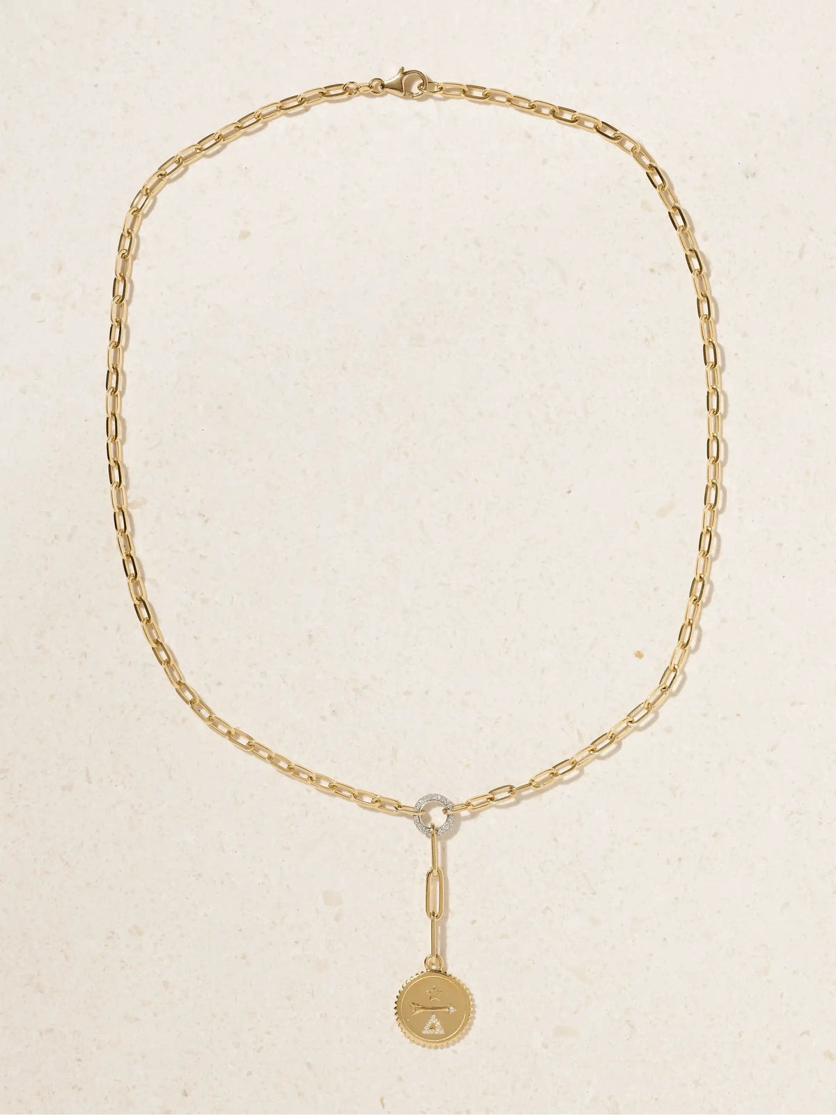 Dream + Refined Clip 18-karat Yellow And White Gold Diamond Necklace