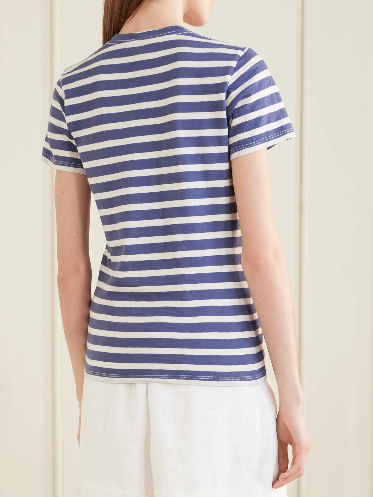 Nili Lotan Lana Striped Cotton T-shirt
