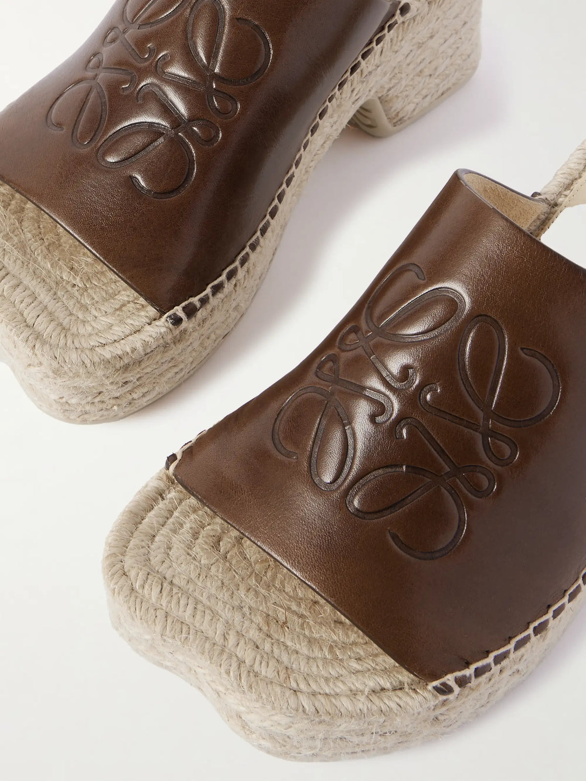 + Paula's Ibiza Leather Platform Wedge Sandals