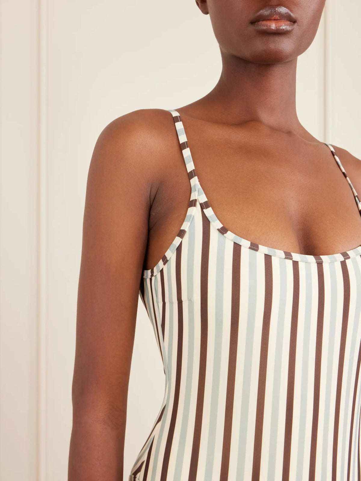 Pipping Thidu Striped Swimsuit
