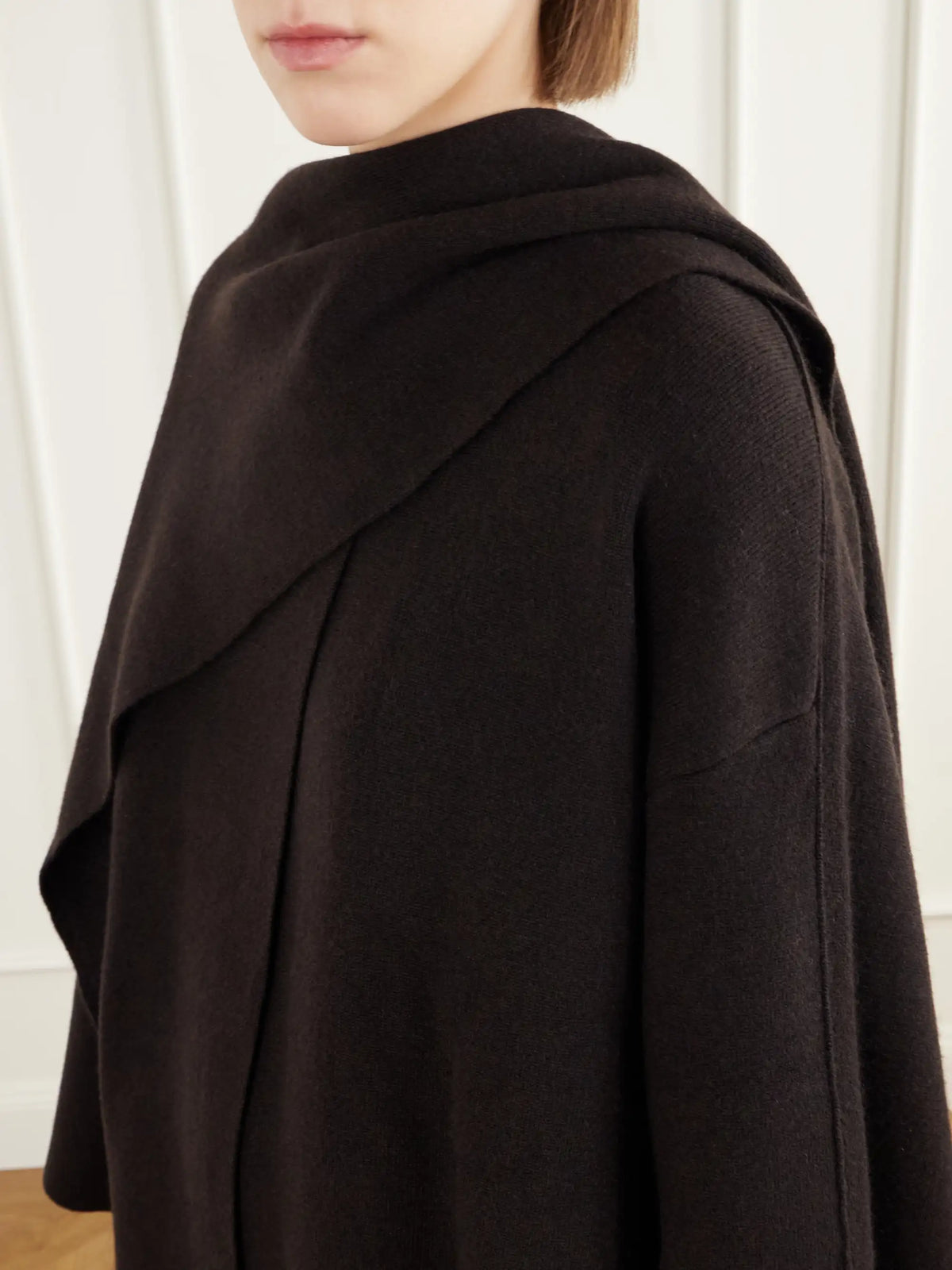 LISA YANG Nessa Scarf-detailed Double-faced Cashmere Coat