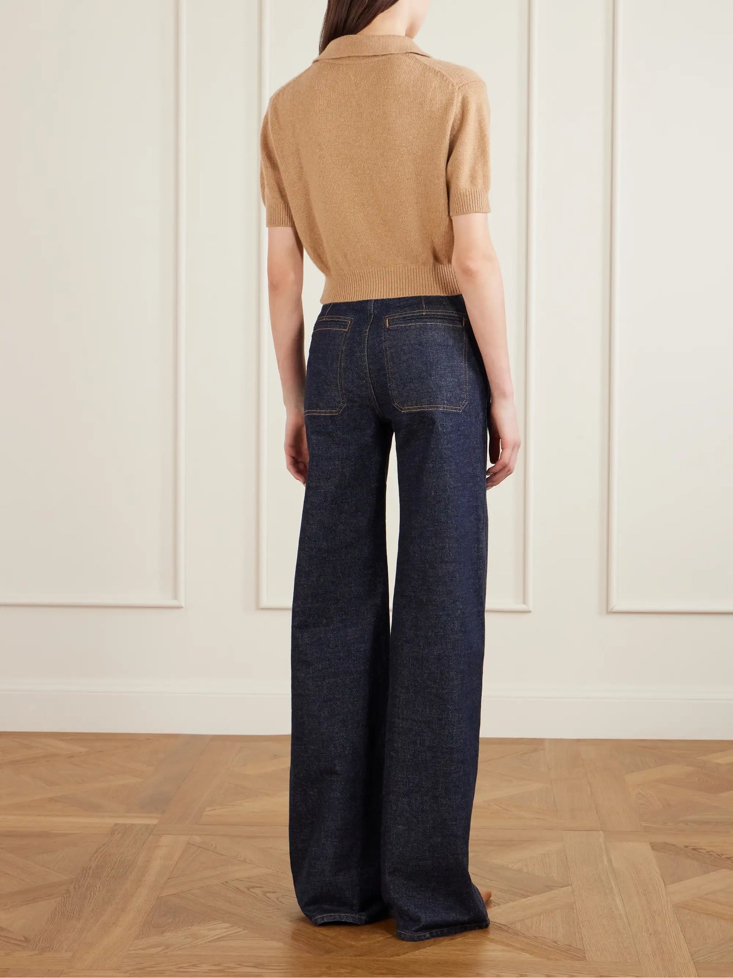 Leni Cropped Wool And Cashmere-blend Sweater