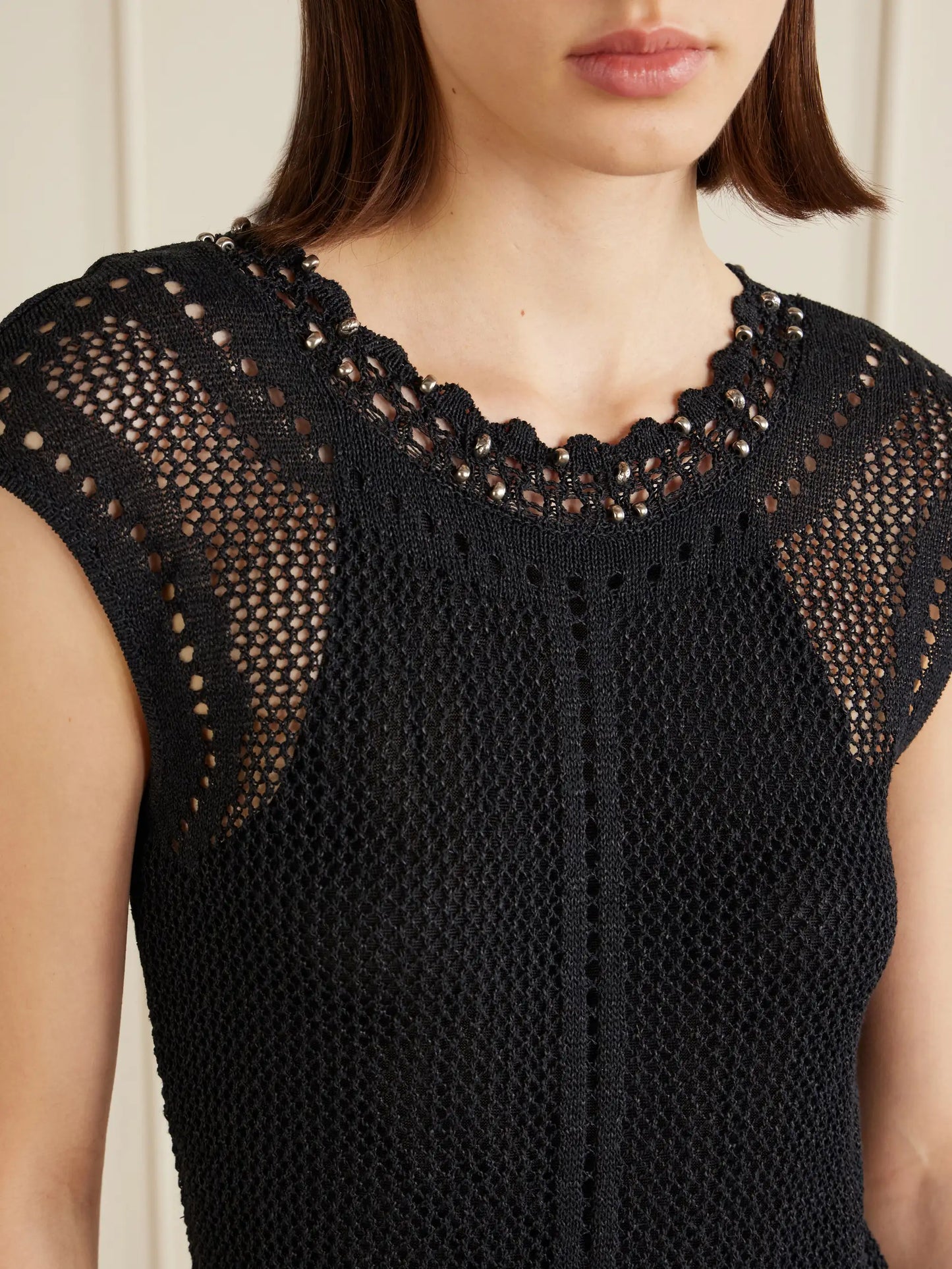 Metaya Crocheted Cotton-blend Coverup