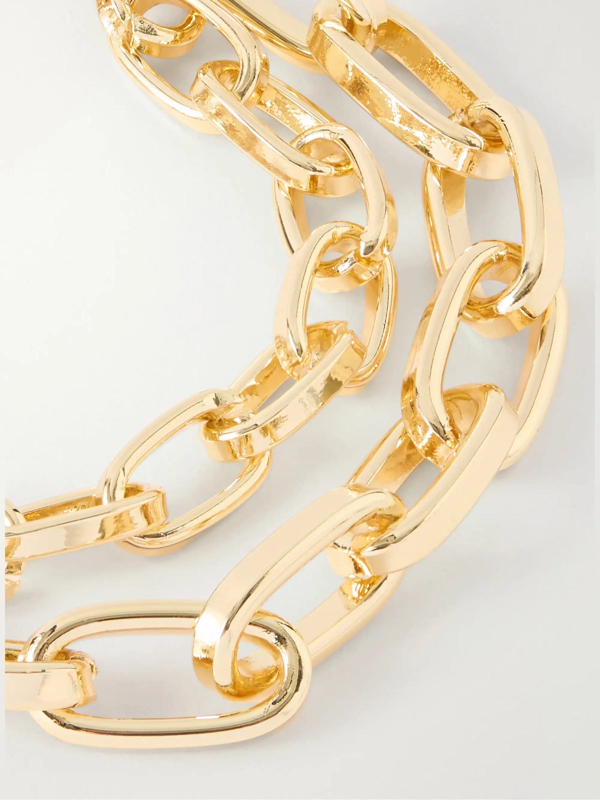 The Paperclip Gold-tone Chain Bracelet