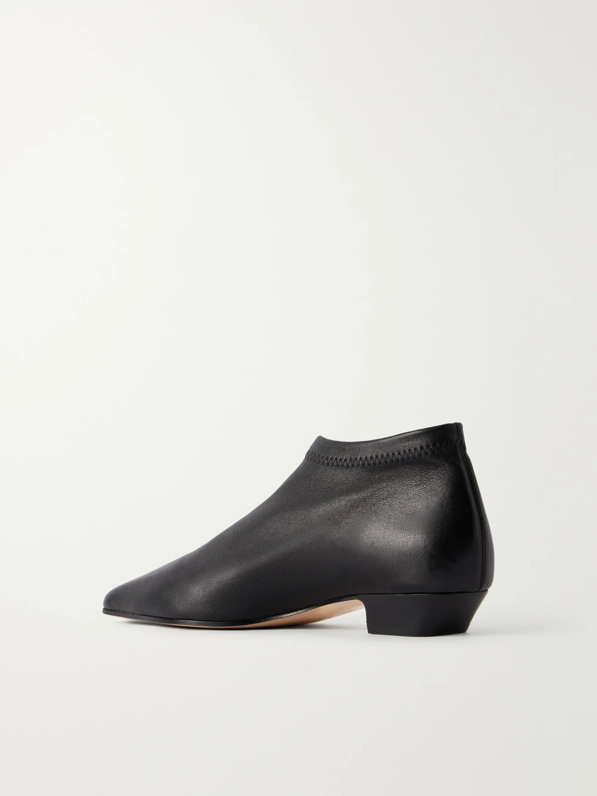 Jamie Haller The Stretch Low Paneled Leather Ankle Boots