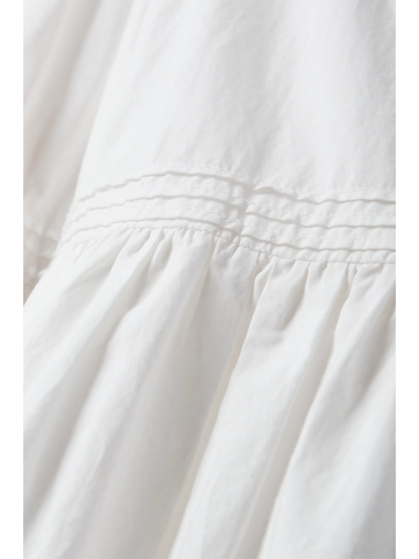 Sebastiane Broderie Anglaise-trimmed Organic Cotton-poplin Midi Skirt