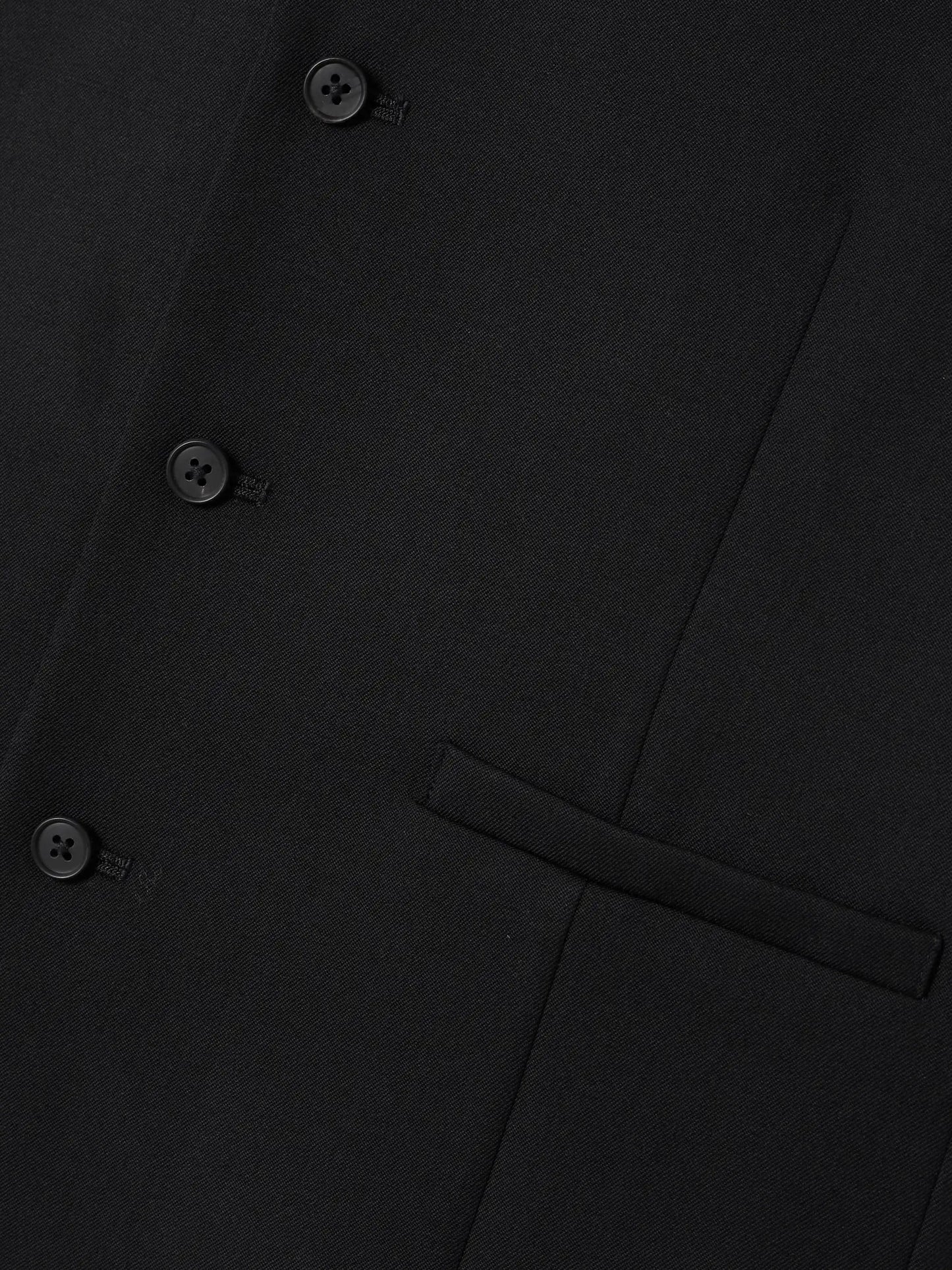 Belted Wool-gabardine Vest