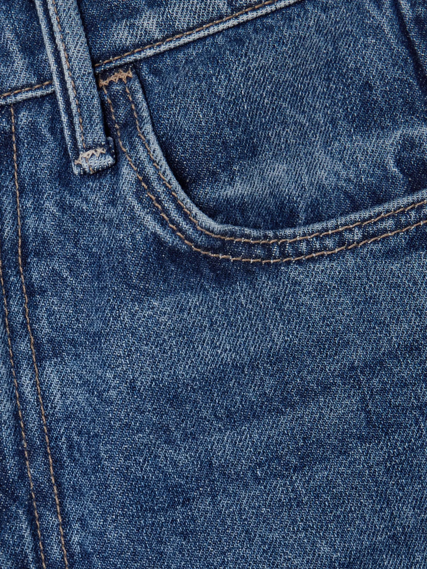 The Half Pipe Bermuda Fray Denim Shorts