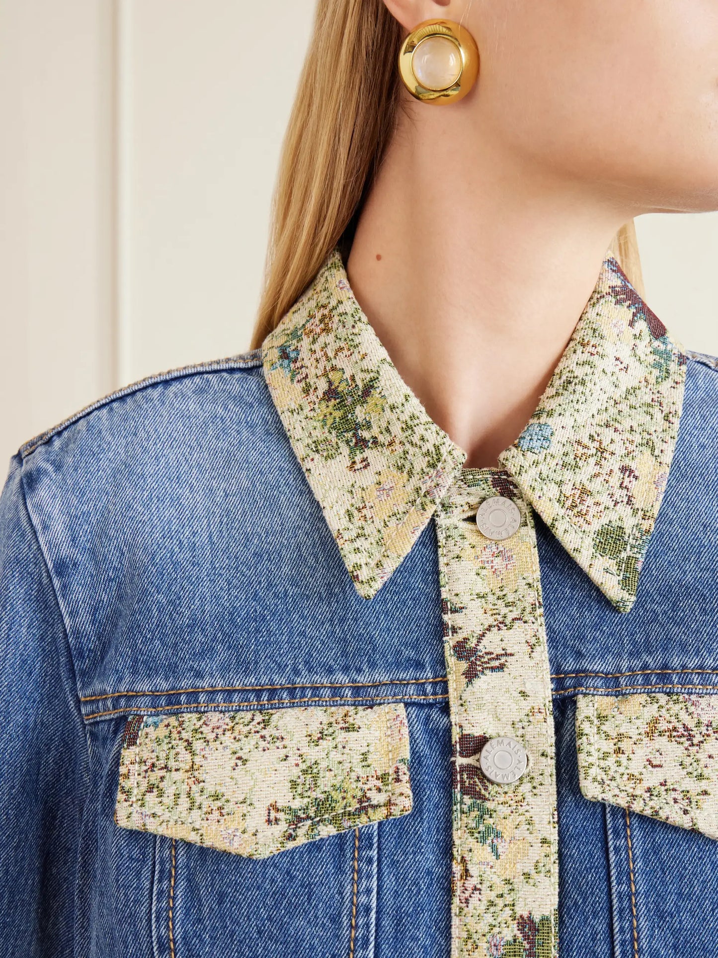Marcel Printed Denim Jacket