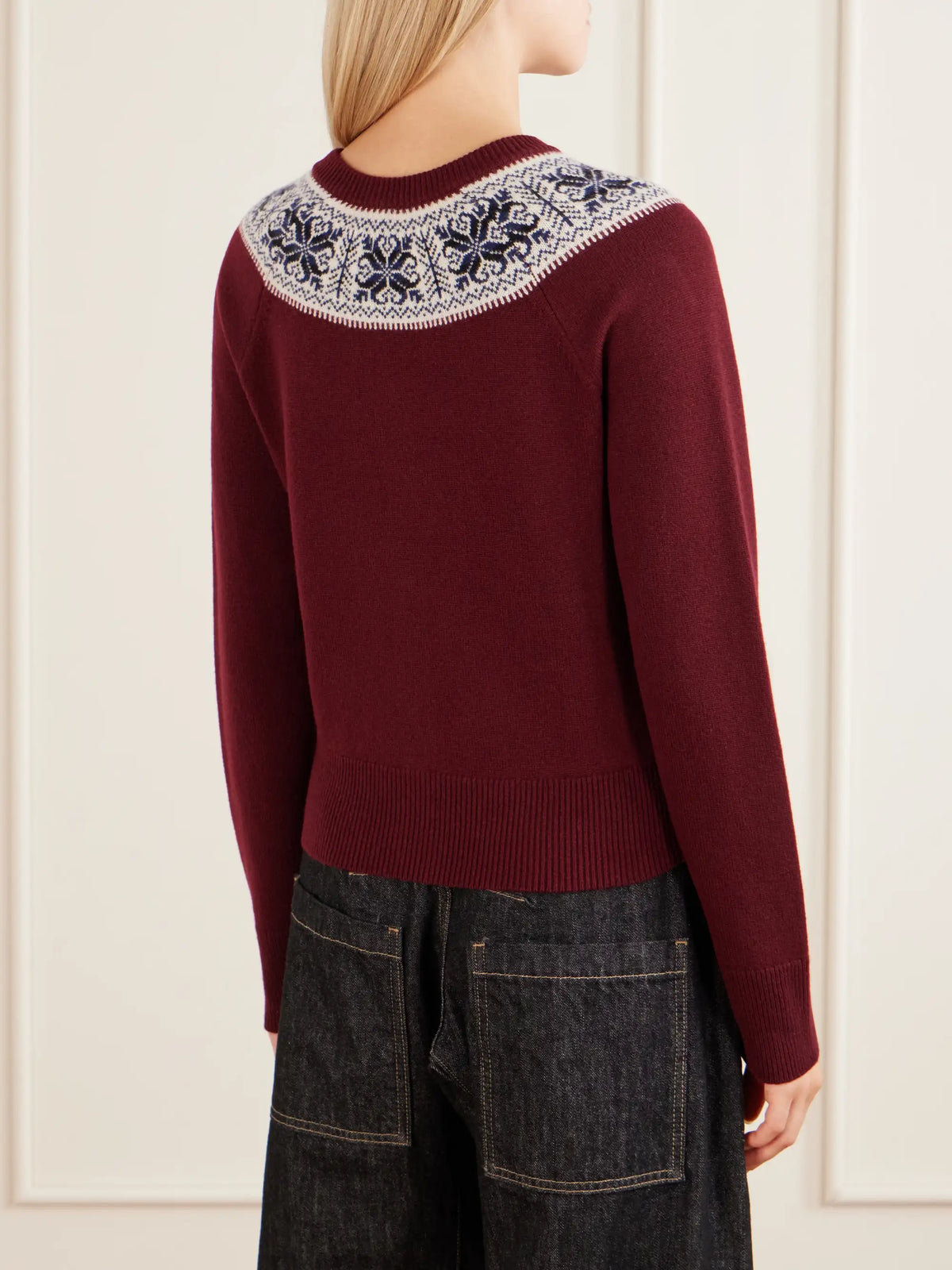 Nili Lotan Josefa Fair Isle Cashmere Cardigan