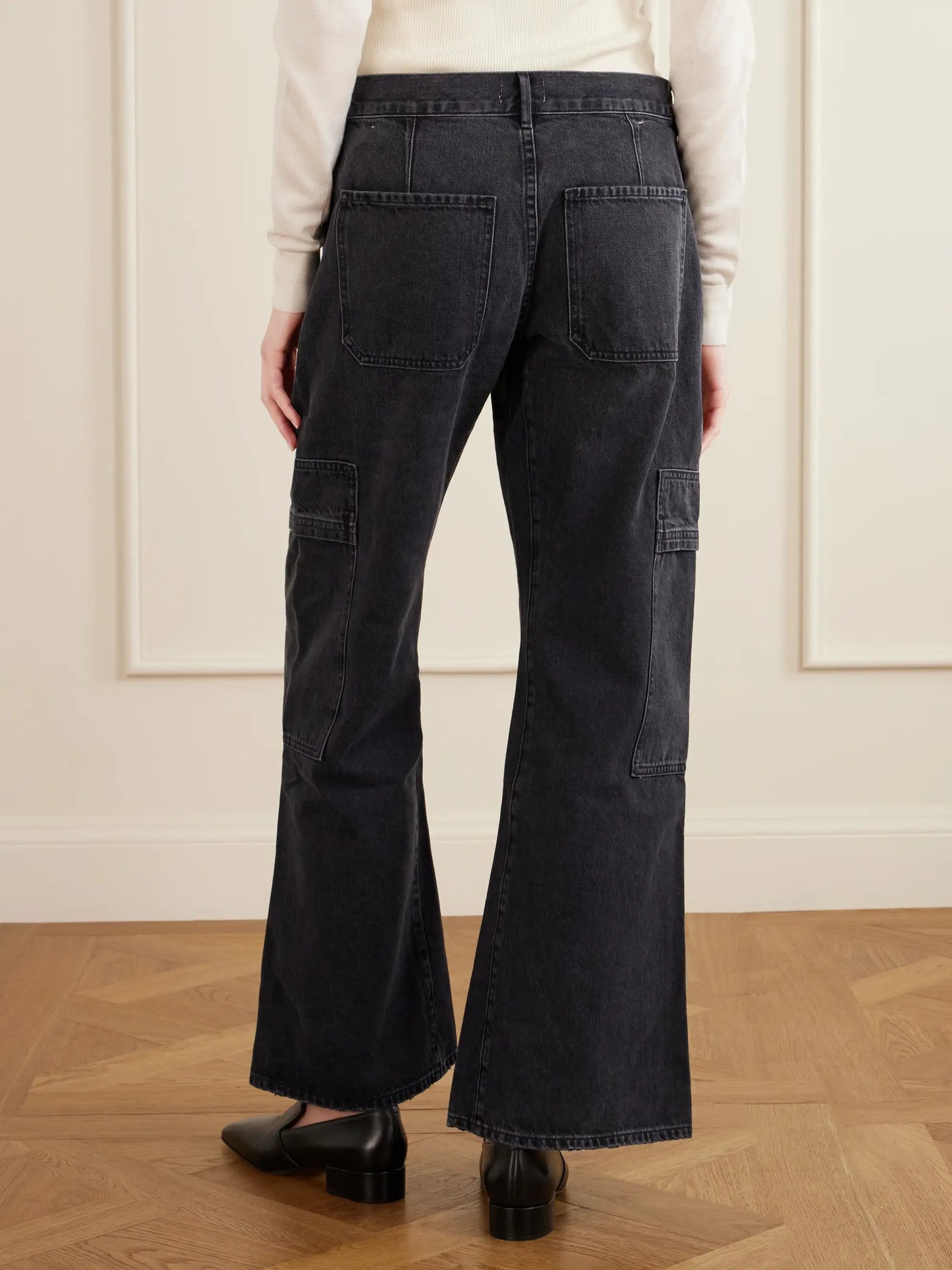 Sienna Relaxed Utility Flared Jeans