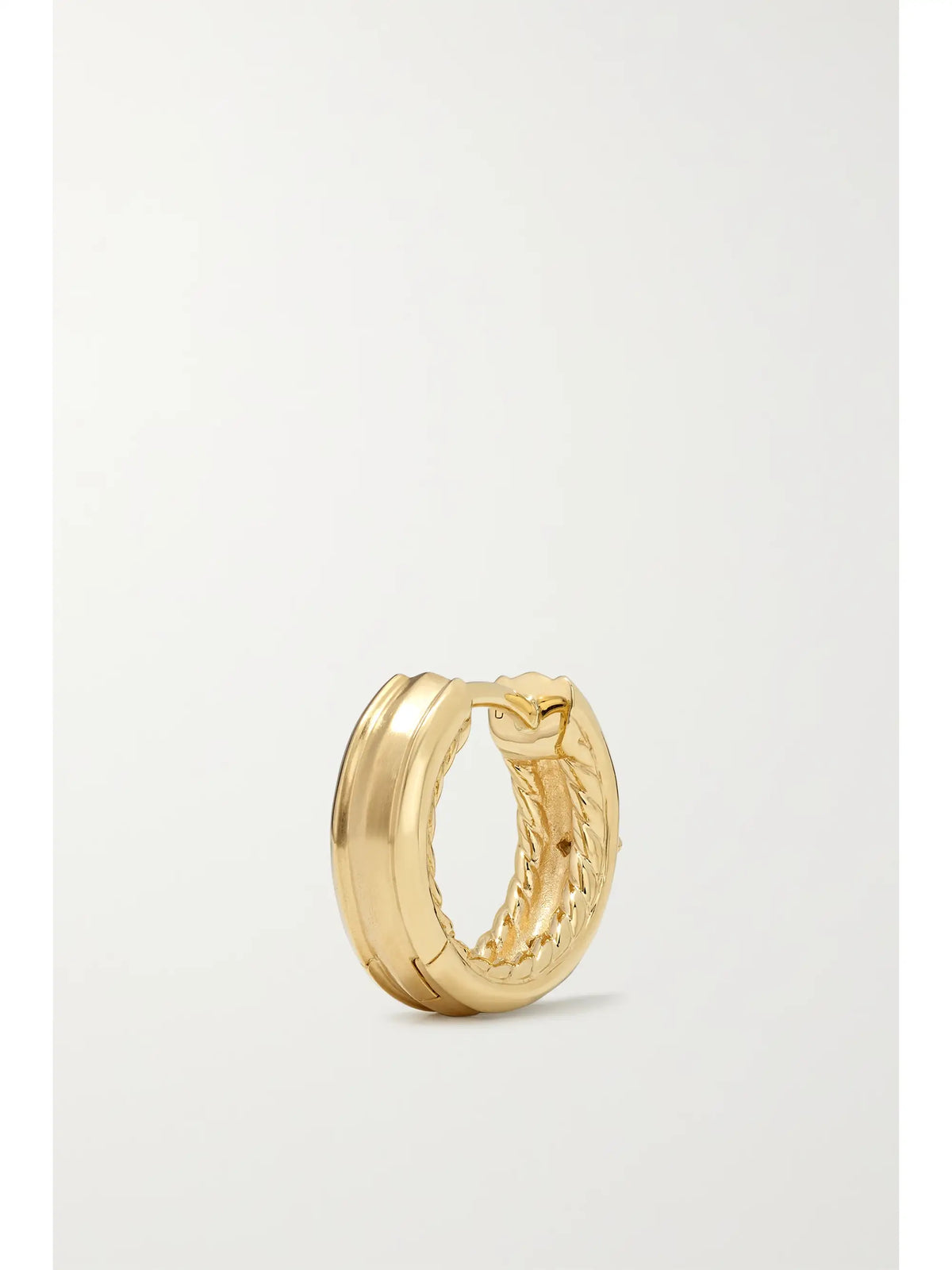Modern Renaissance 18-karat Gold Diamond Hoop Earrings