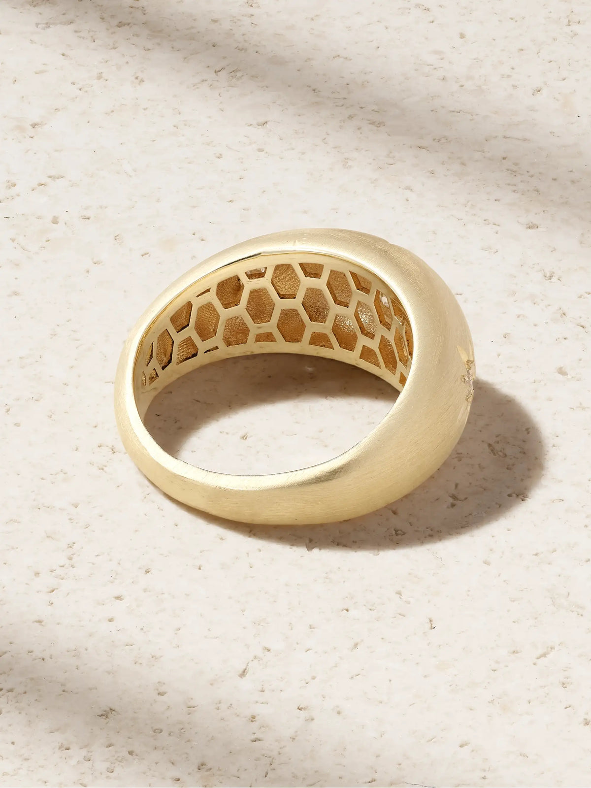 Starburst 14-karat Gold Diamond Ring
