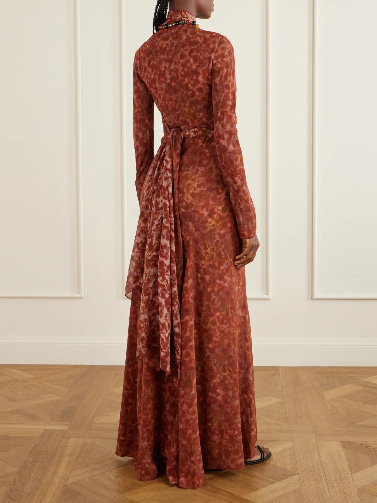 Meena Printed Silk-crepon Jacket