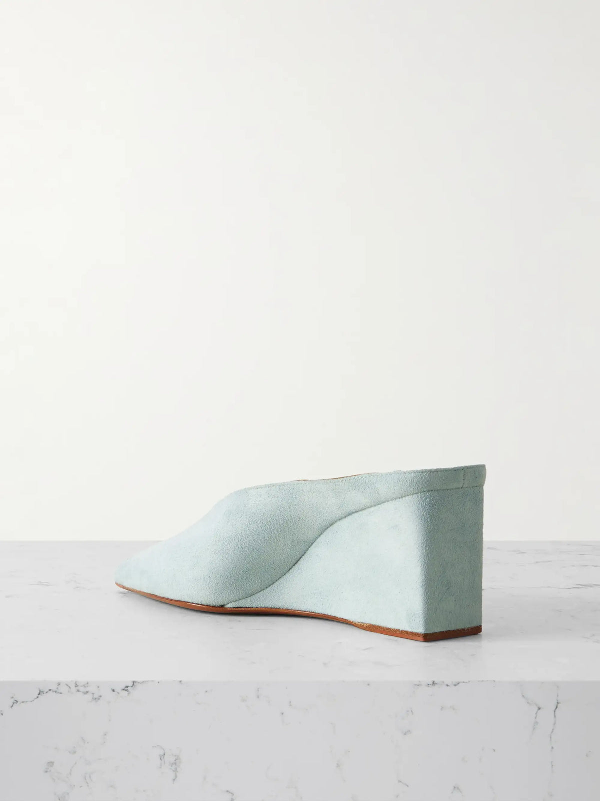 75 Suede Wedge Mules