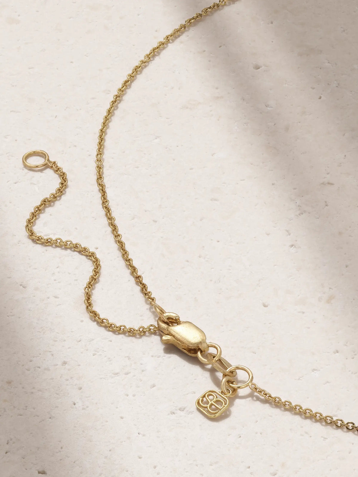 Starfish 14-karat Gold Diamond Necklace