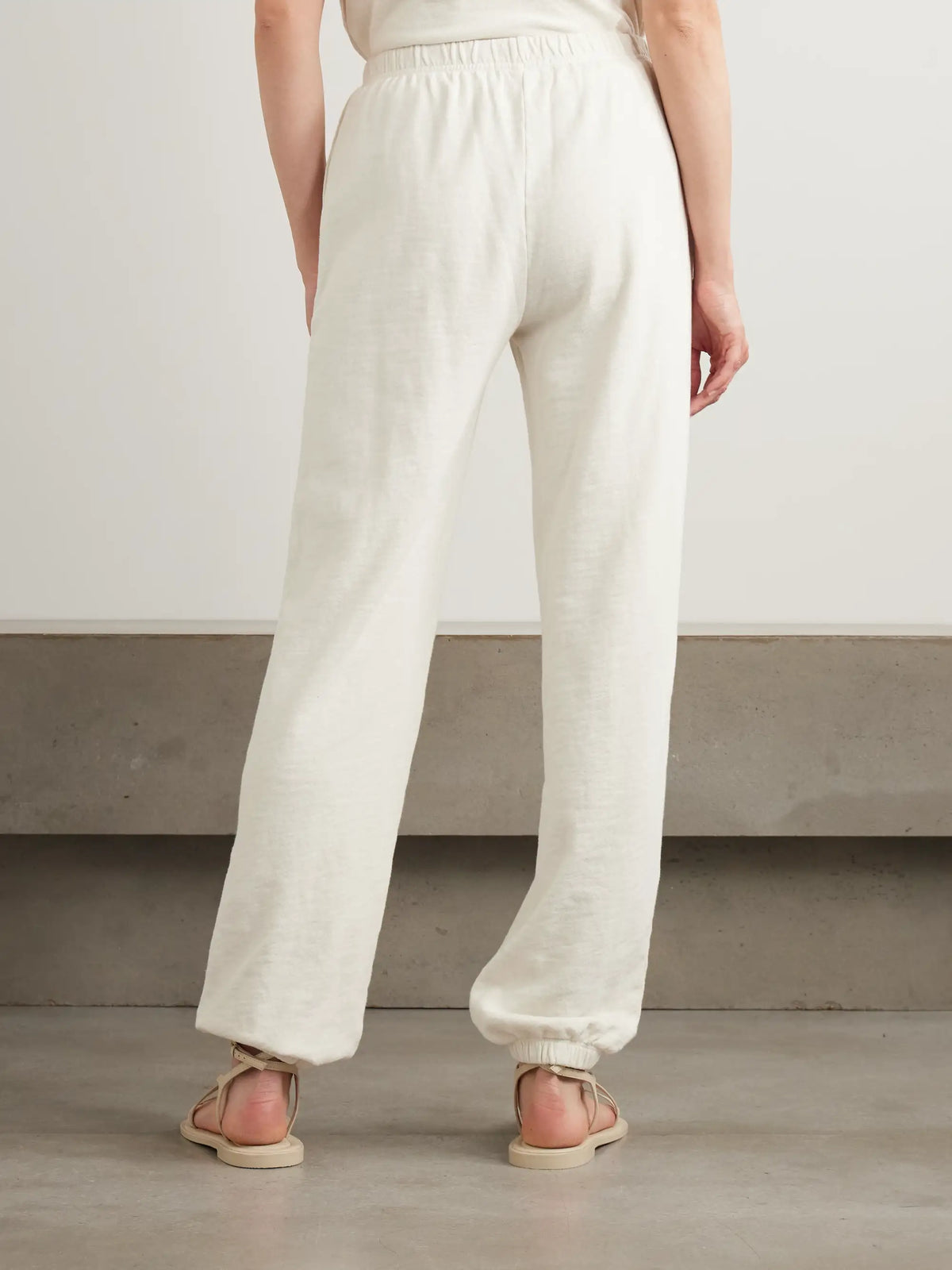 Vinny Embroidered Tapered Cotton-jersey Track Pants
