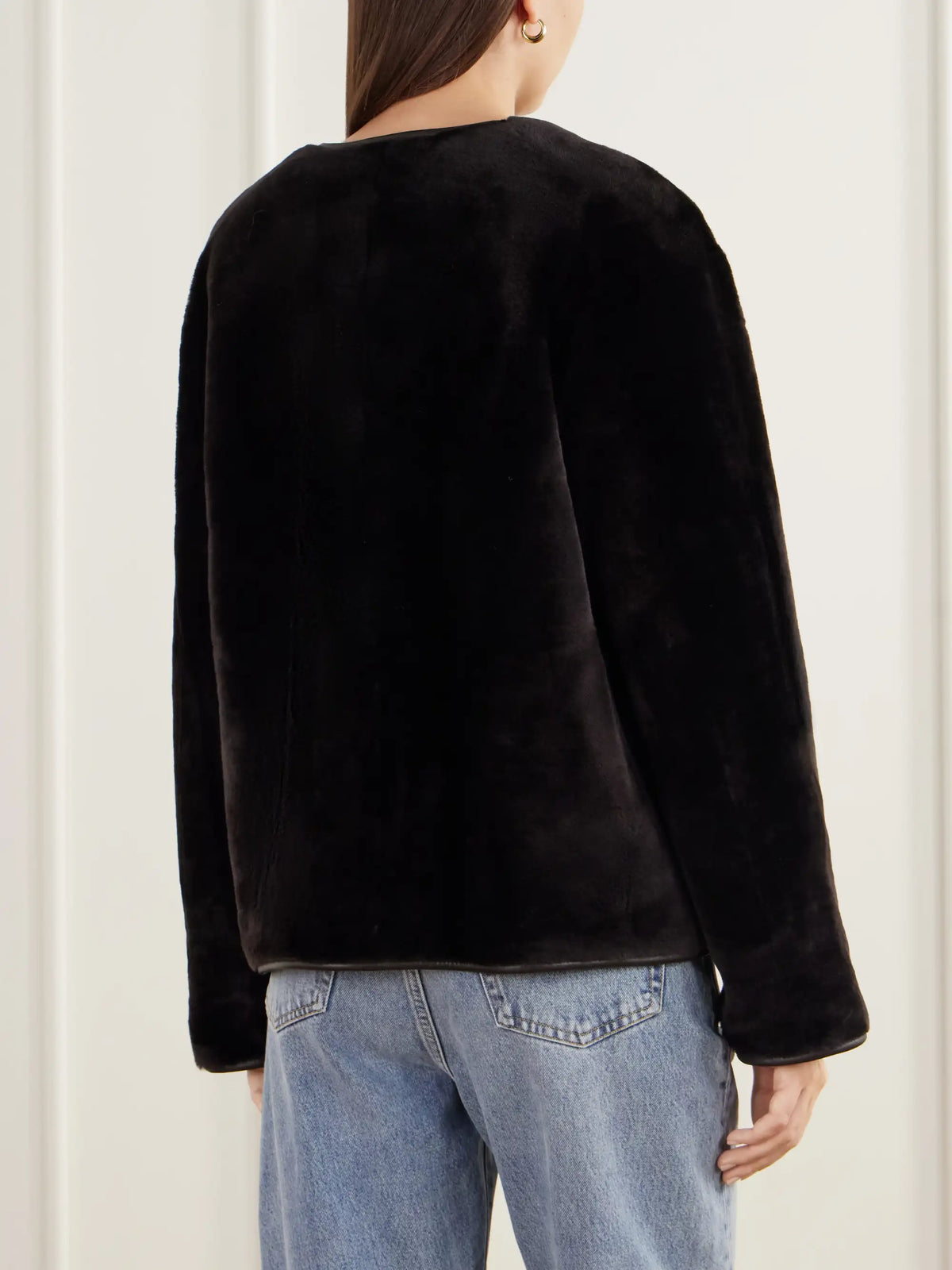 ARMA Gloria Reversible Shearling And Leather Jacket