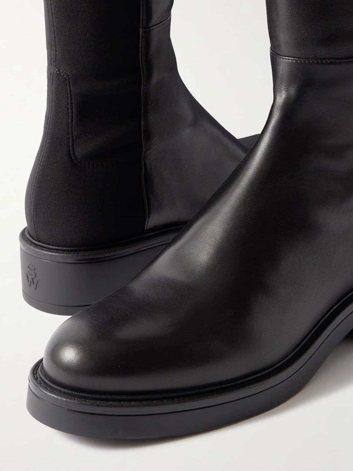 5050 Celia Stretch-paneled Leather Over-the-knee Boots