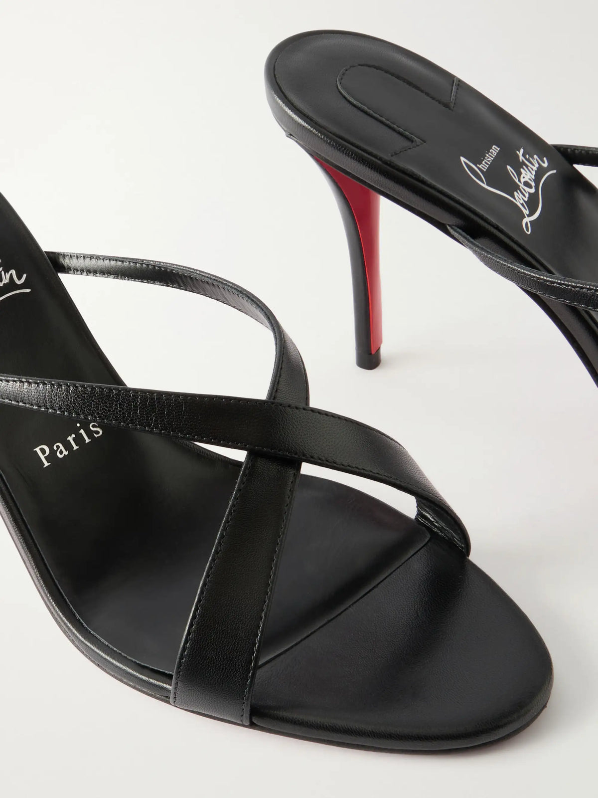 Mulazee Cross 80 Leather Mules