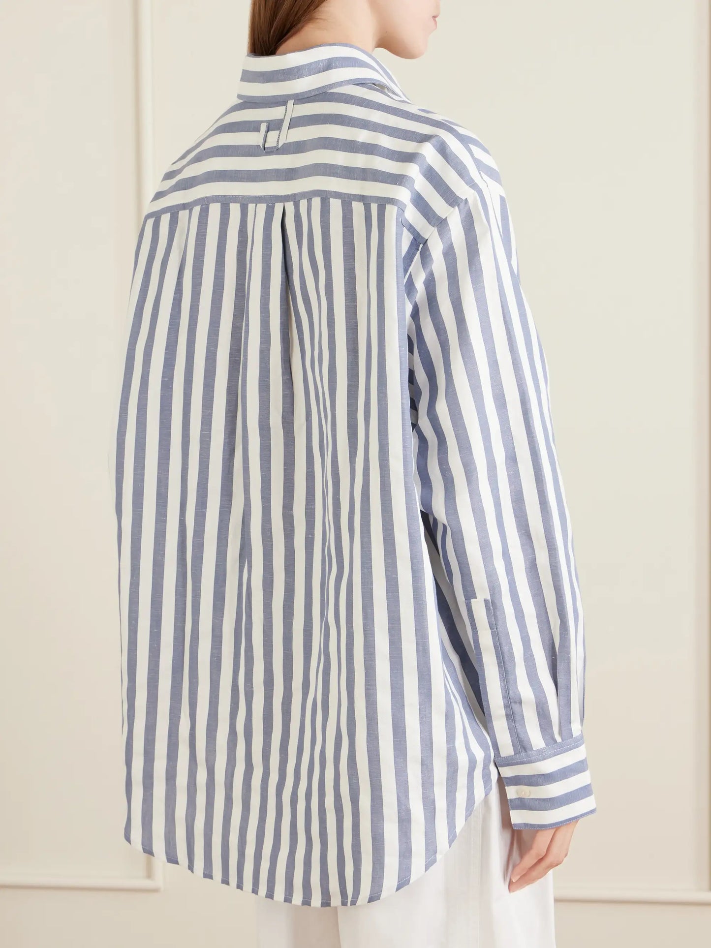 La Chemise Voilier Striped Cotton-poplin Shirt