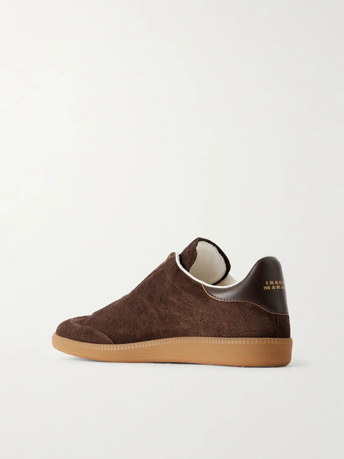 Bryce Leather-trimmed Suede Sneakers