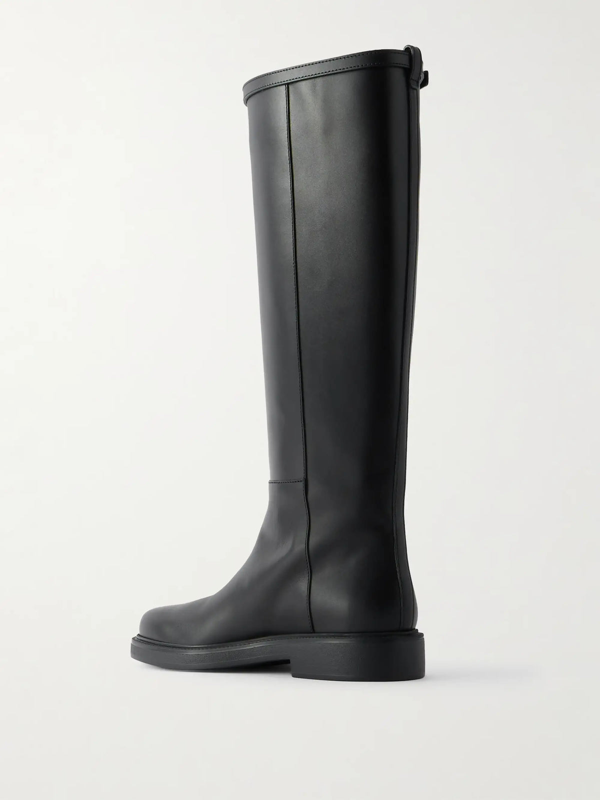 Gomma Embellished Leather Knee Boots