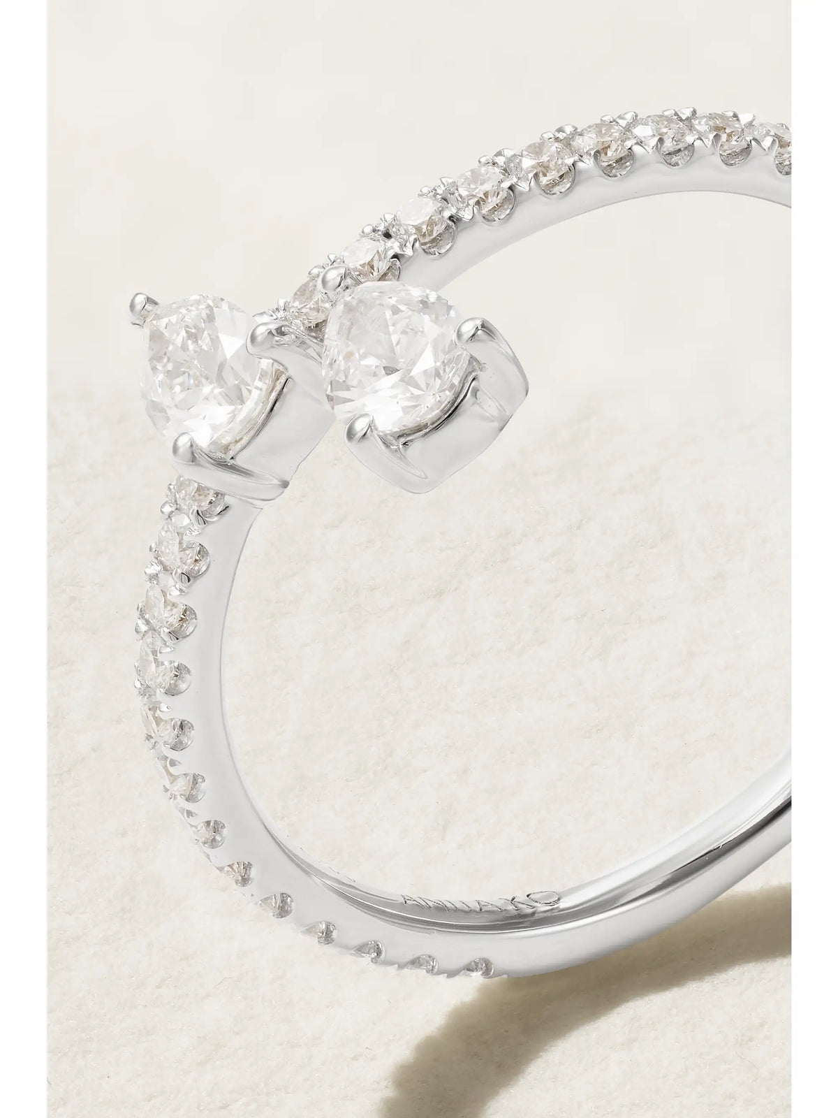 Princess 18-karat White Gold Diamond Ring
