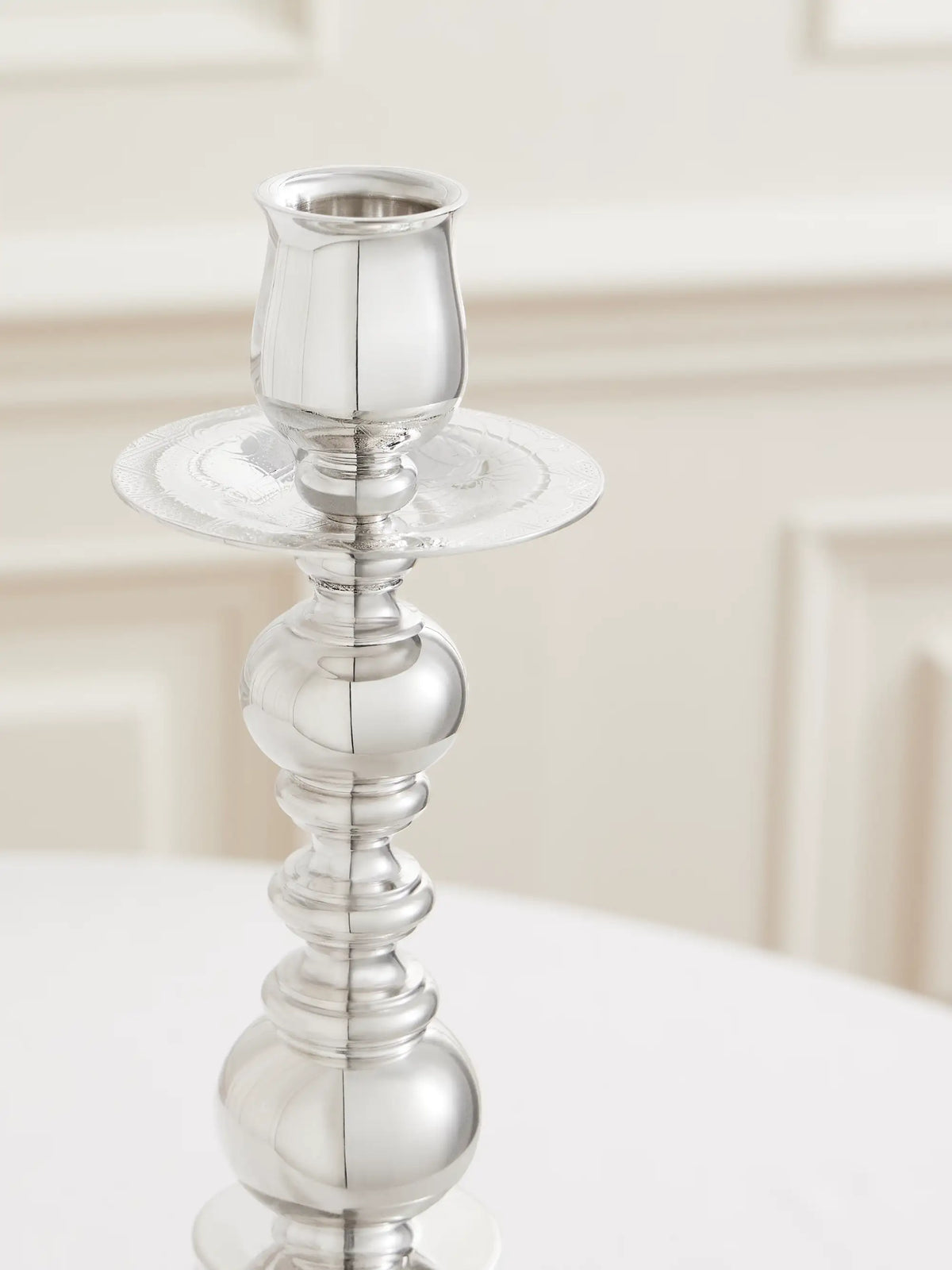 Jardin D'eden Silver-plated Candlestick