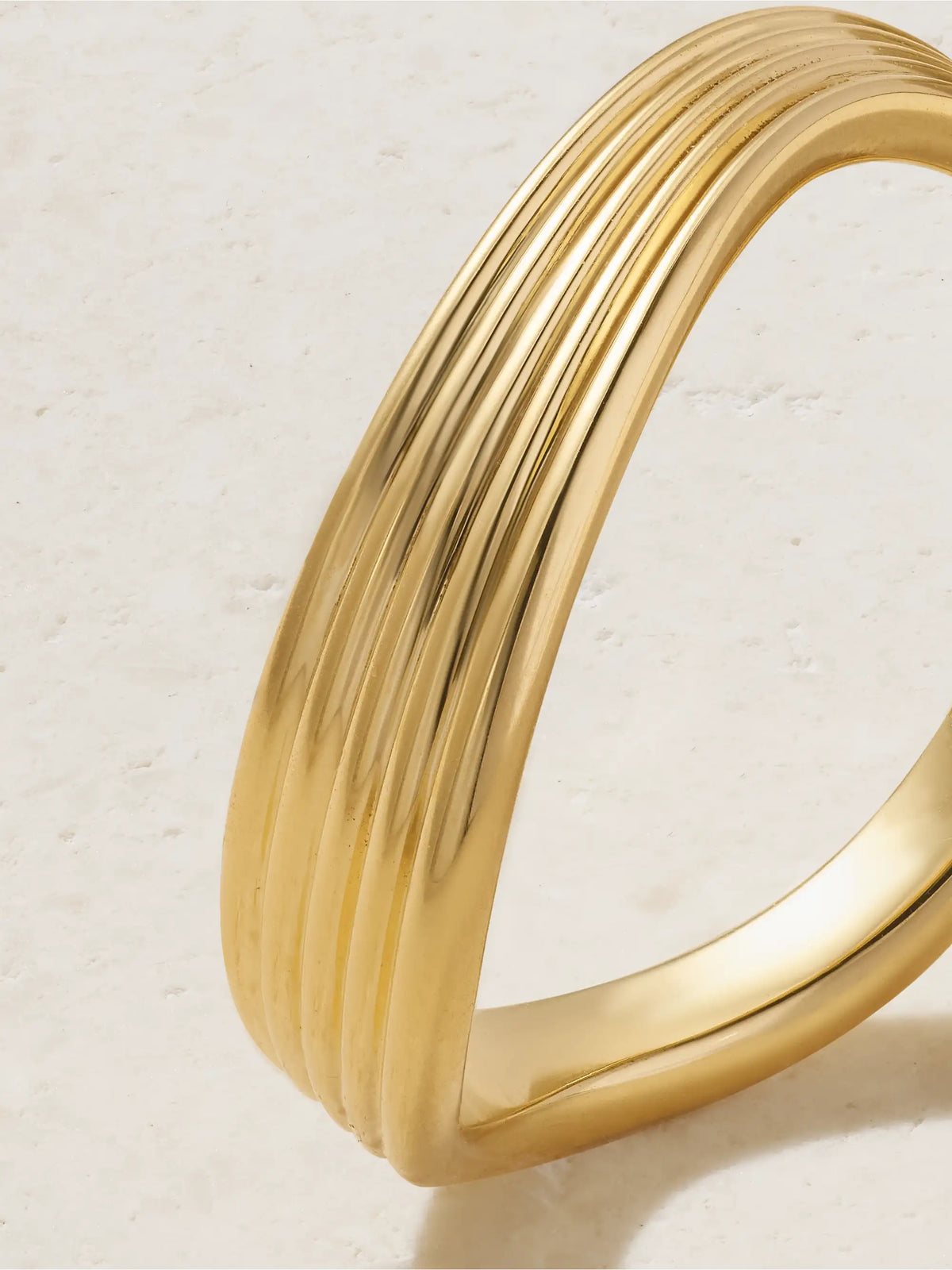 Stream Lines Wave 18-karat Gold Ring