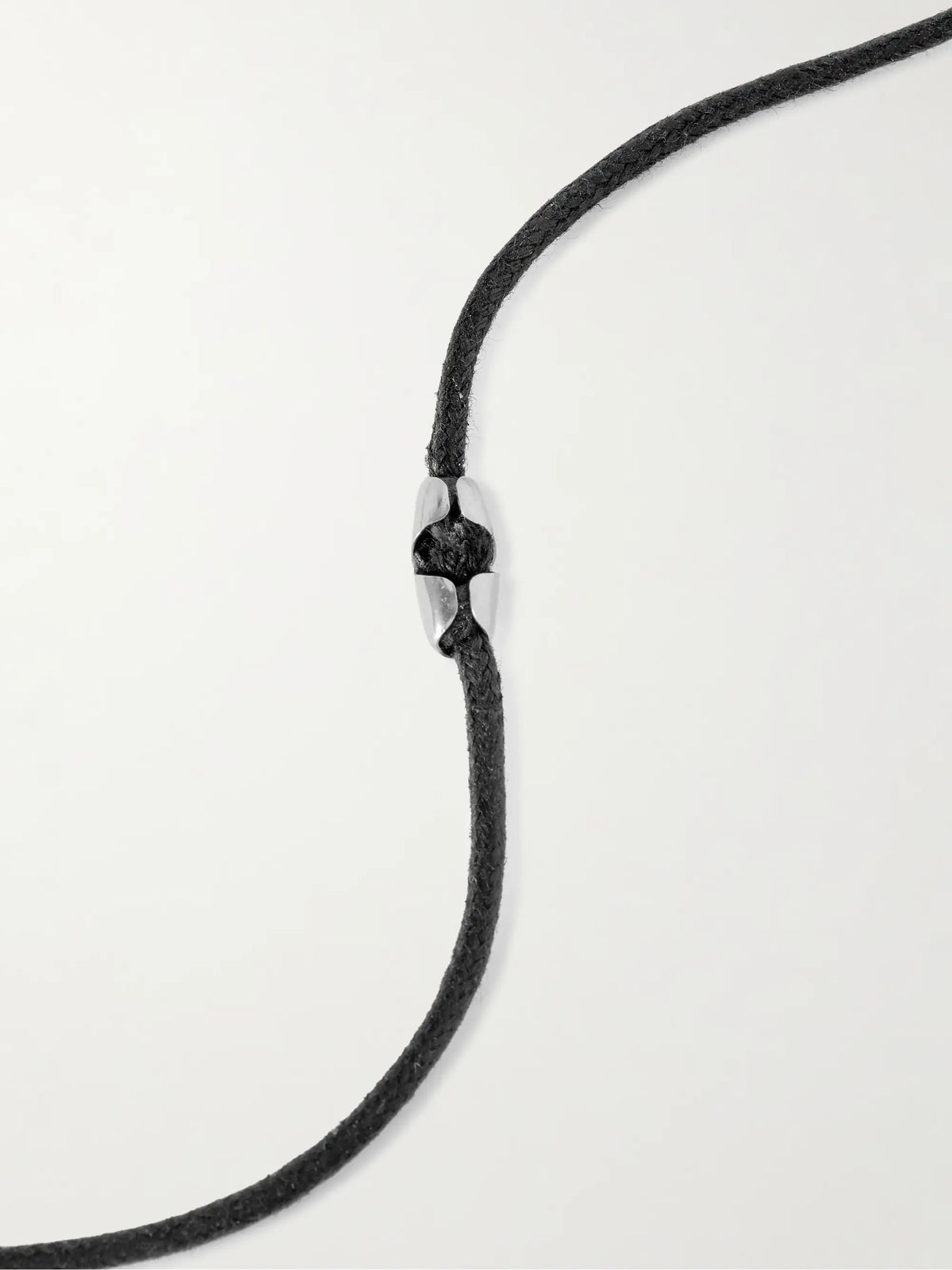 The Birth Of Venus Sterling Silver And Cord Necklace